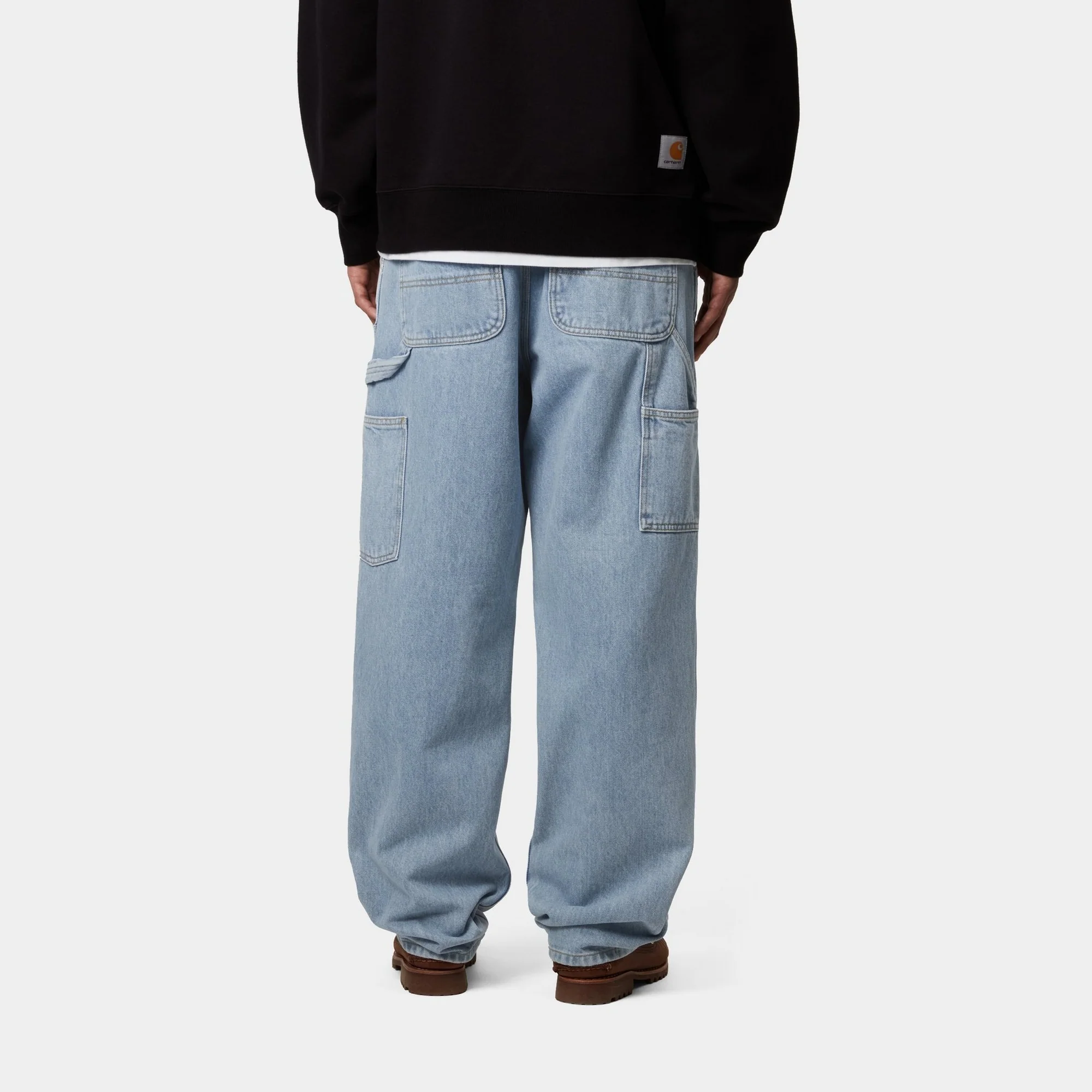 Double Knee Pant - Denim | Blue (heavy stone bleached)