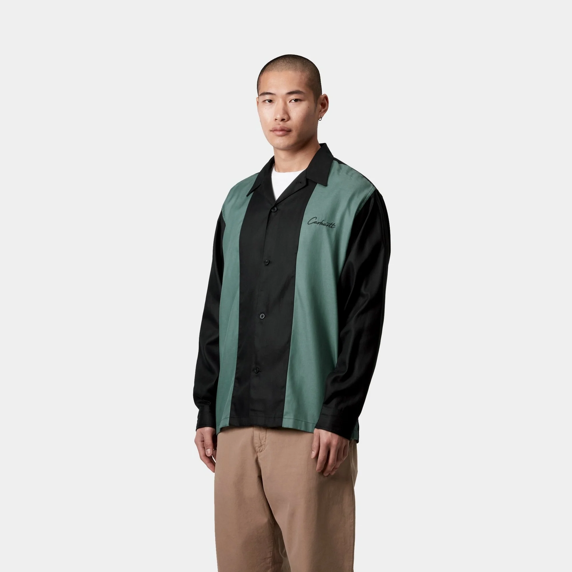 Delaney Shirt | Black / Silver Pine