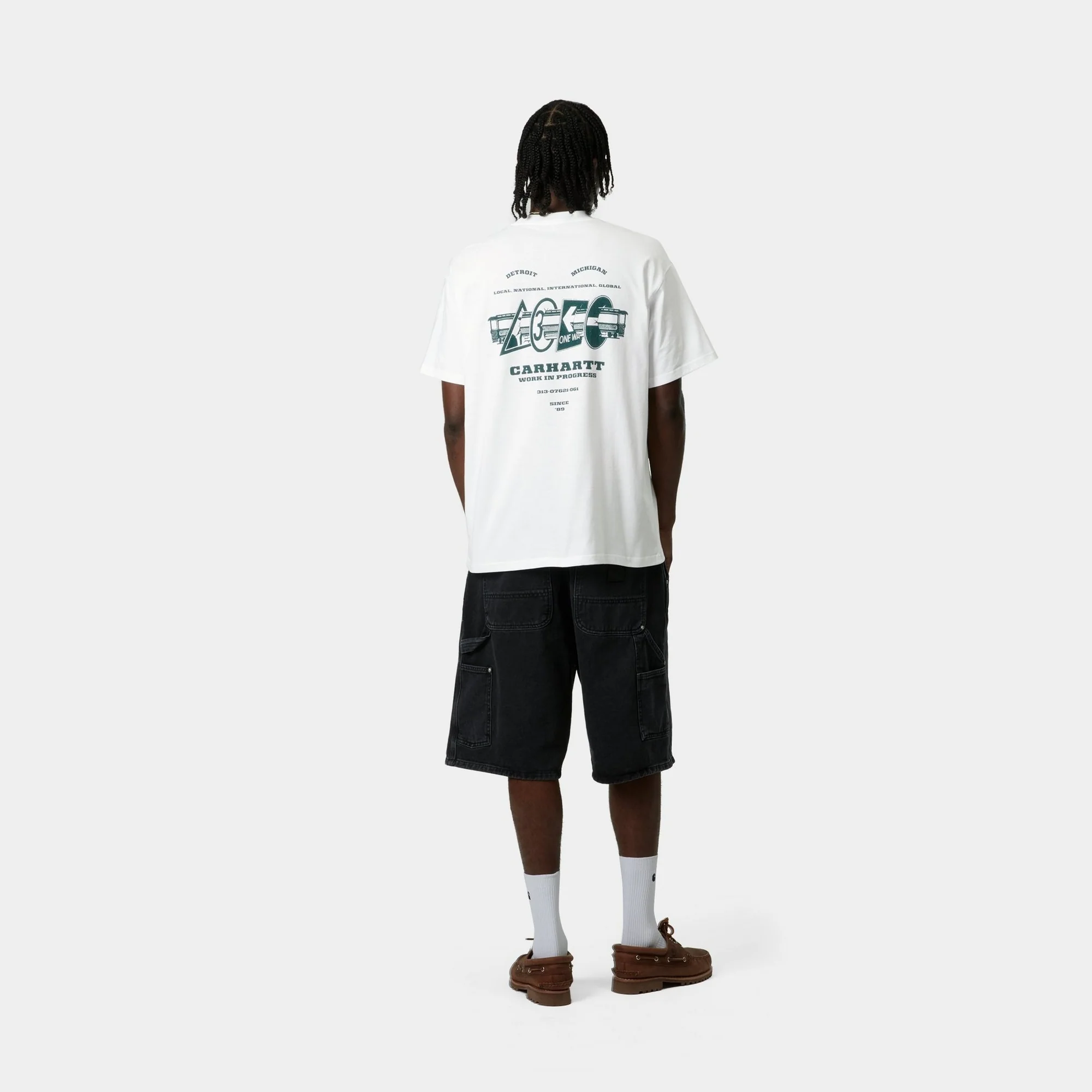 Runaway T-Shirt | White / Malachite