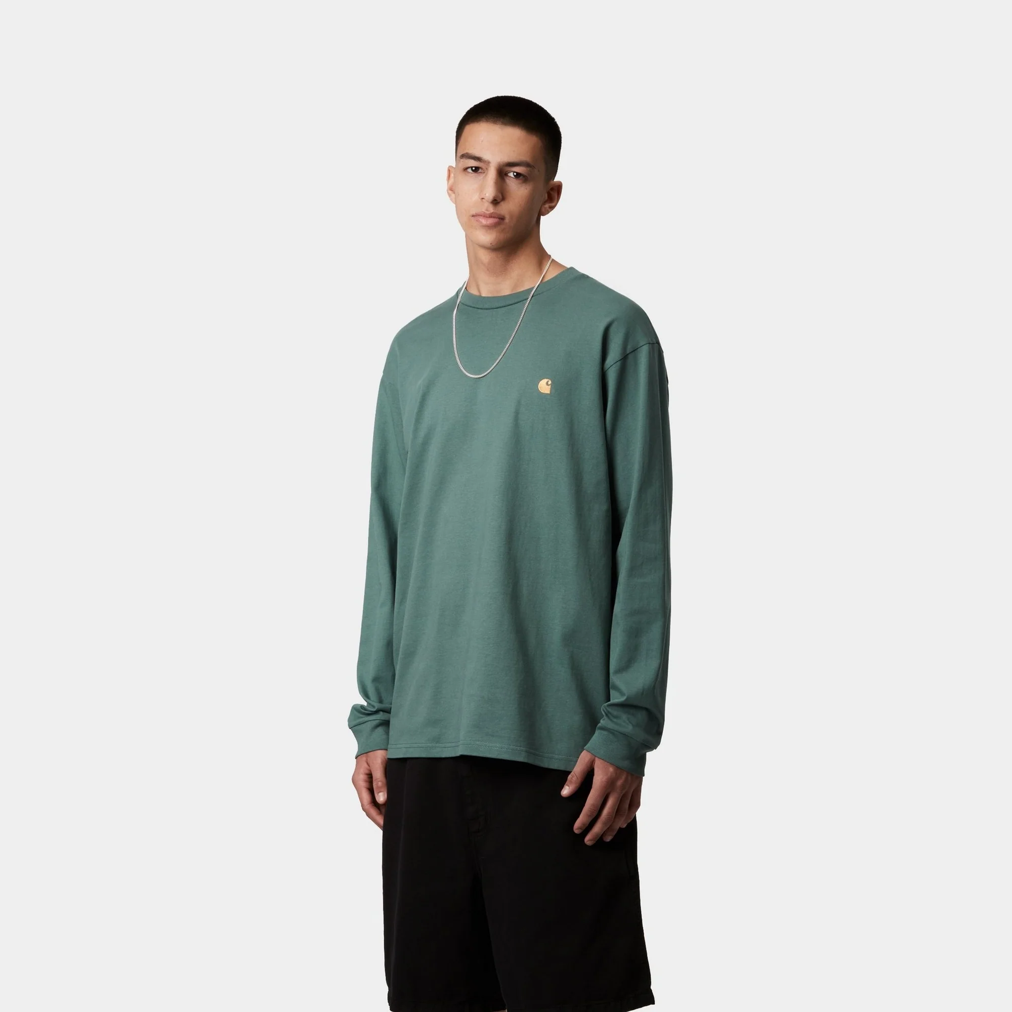 Chase Long Sleeve T-Shirt | Silver Pine