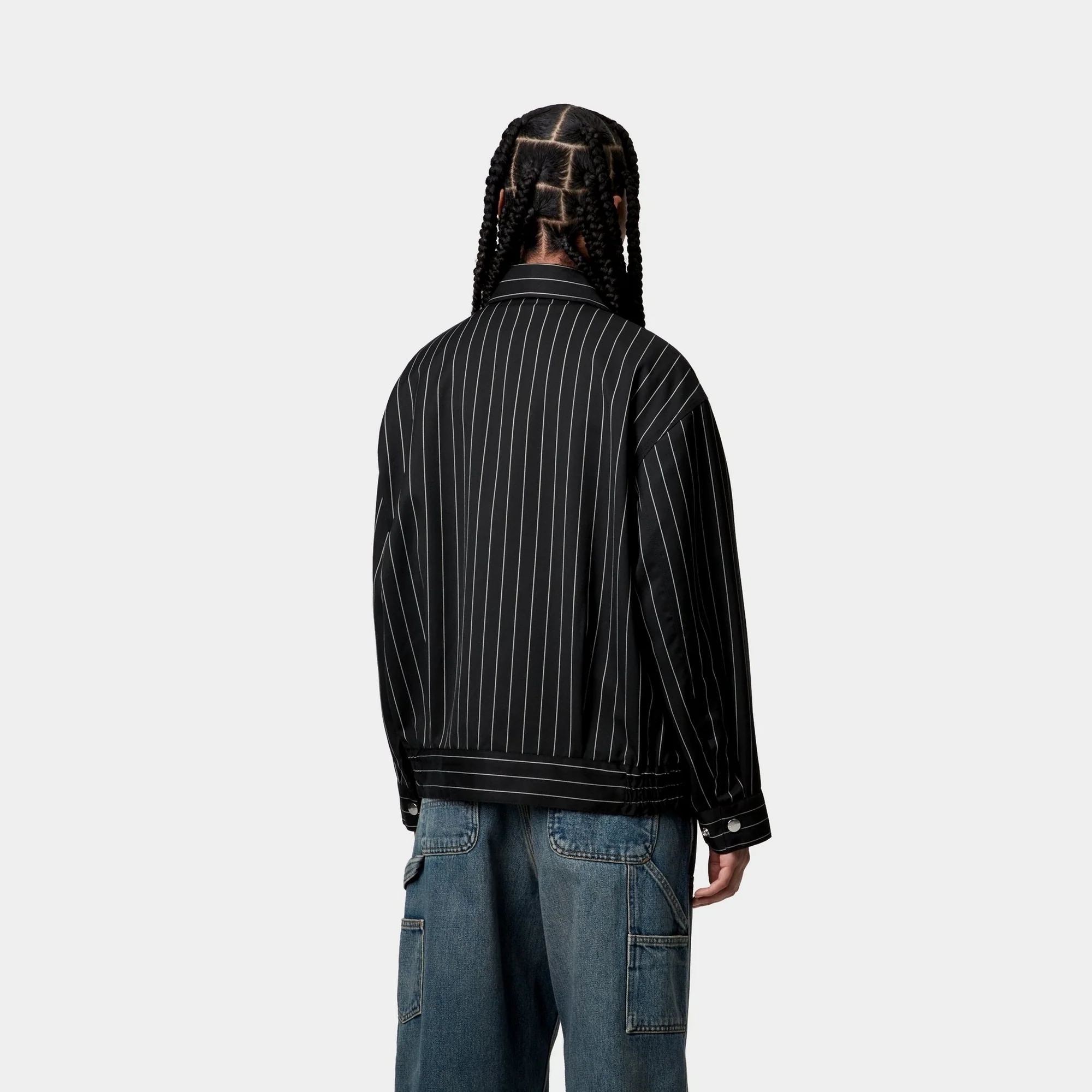 Women’s Seaton Stripe Jacket | Black / Wax
