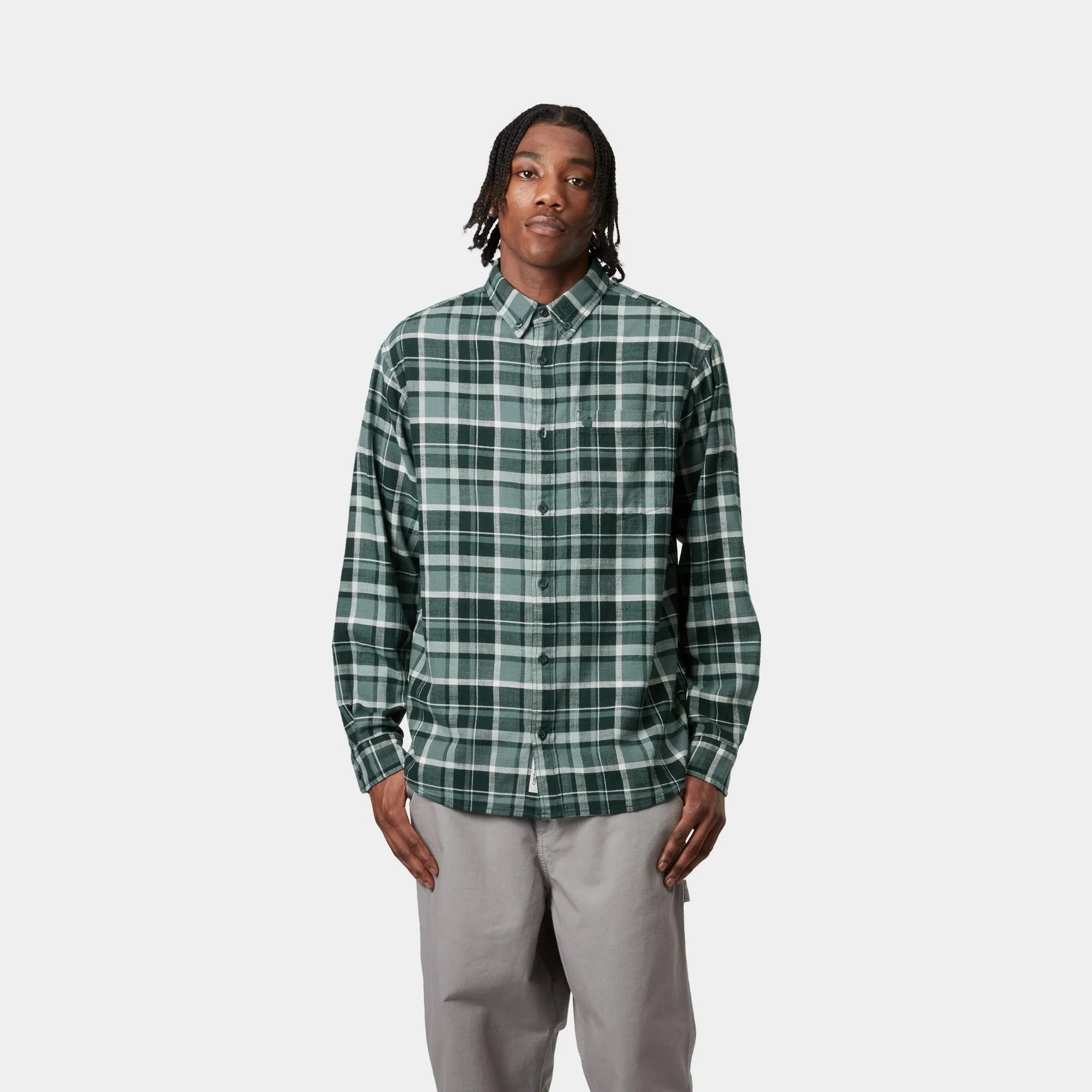 Fendrick Check Shirt | Deep Lagoon