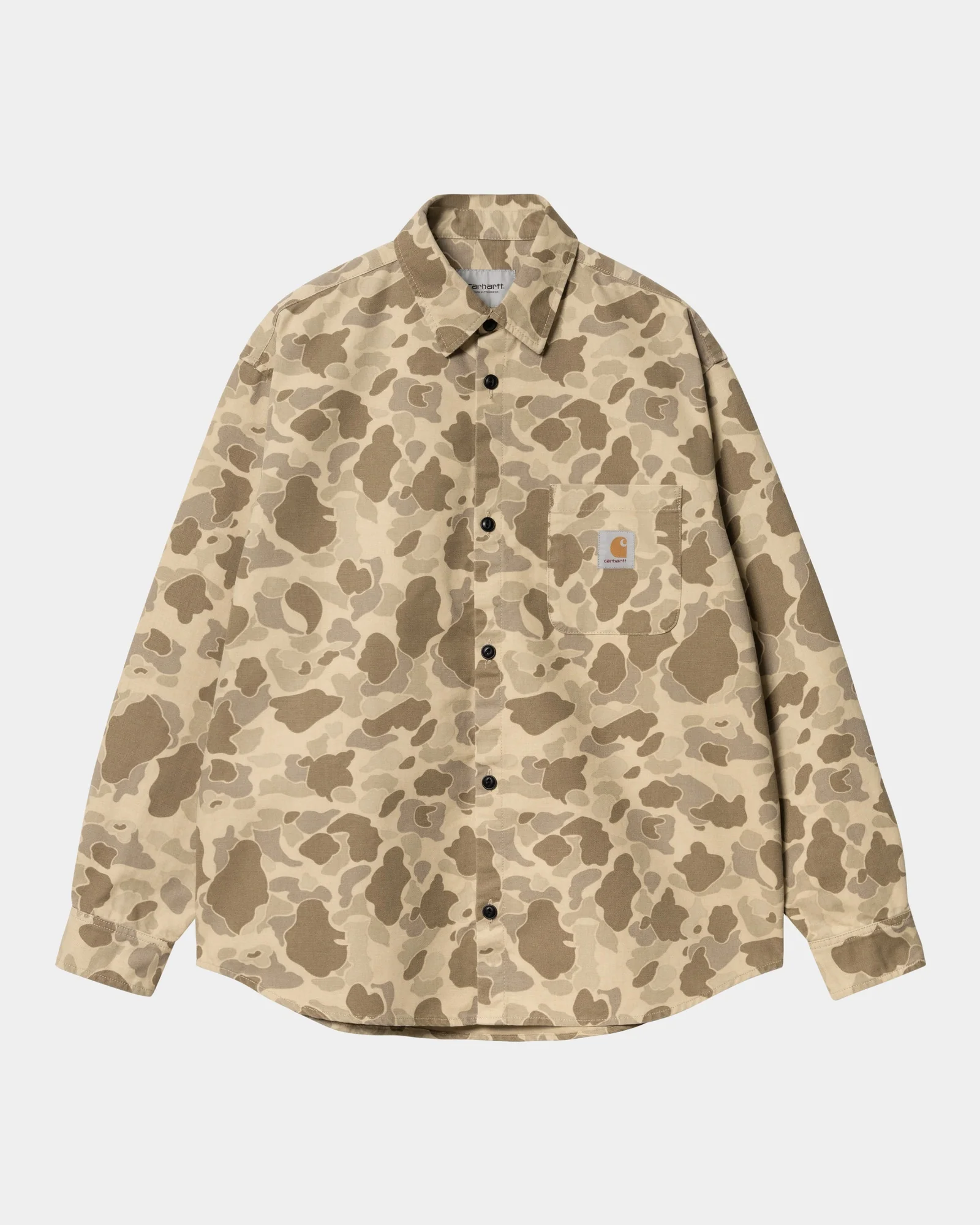 Duck Camo Shirt | Desert (stone washed)