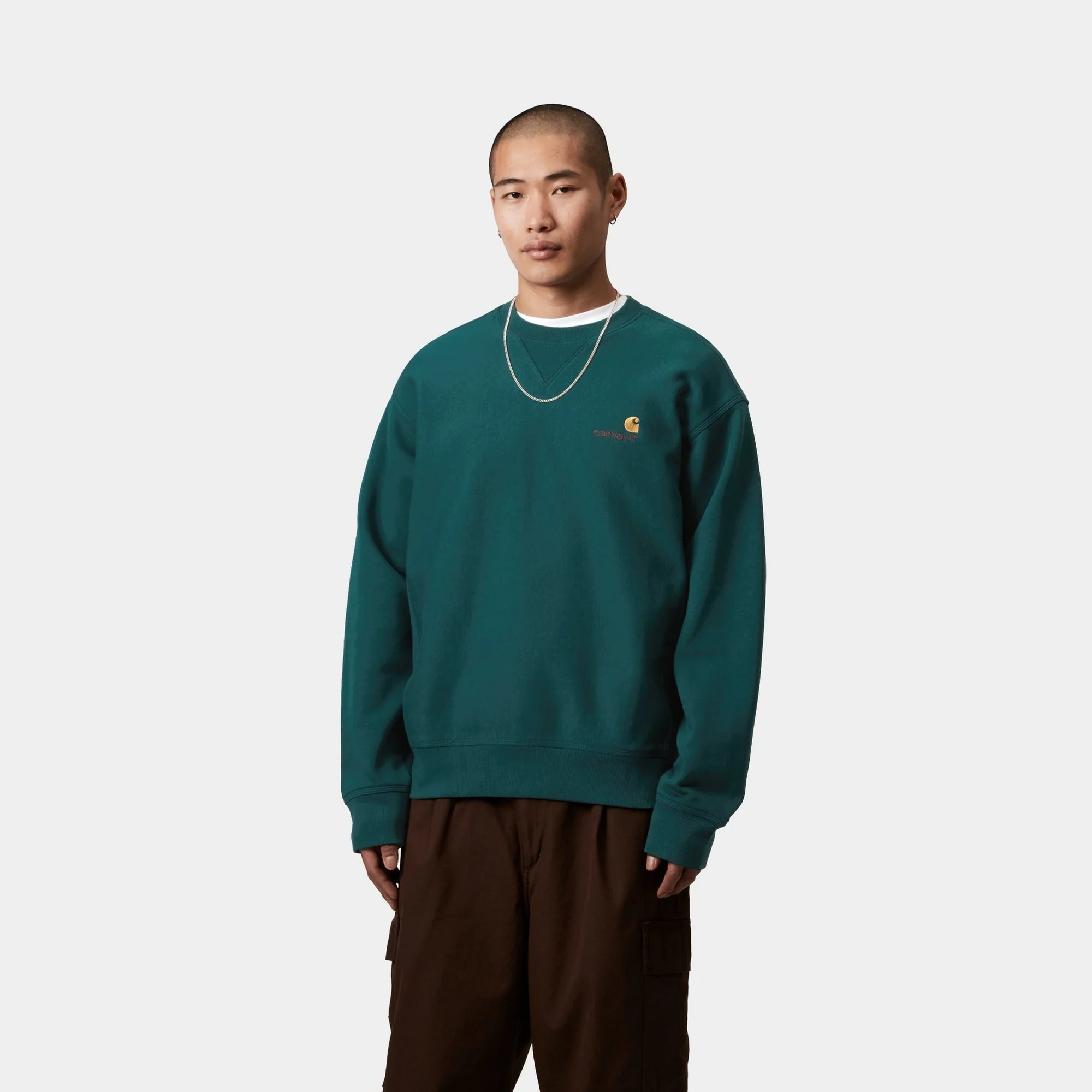 American Script Sweatshirt | Malachite