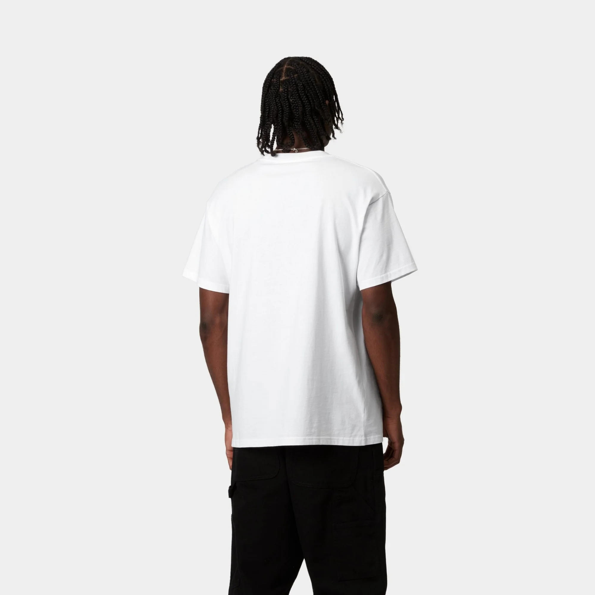 Script Embroidery T-Shirt | White