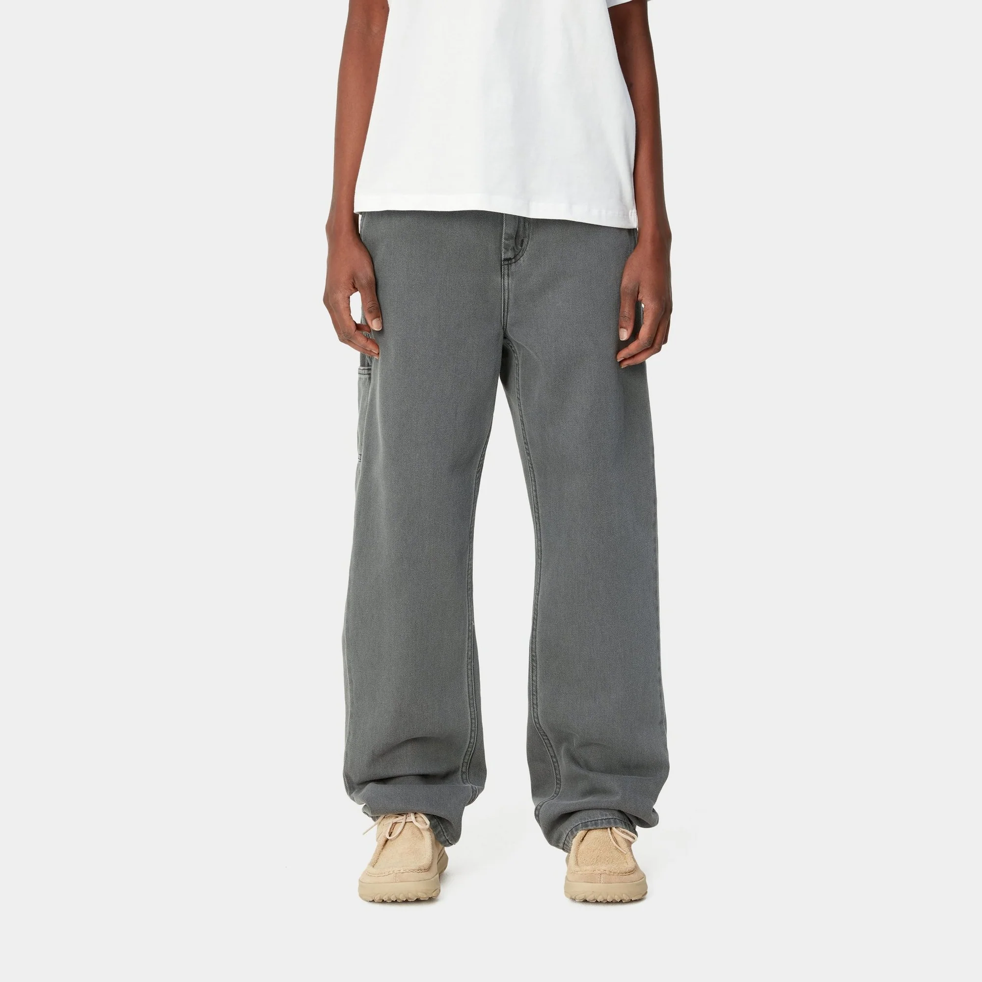 Pierce Pant Straight - Denim | Black (stone bleached)