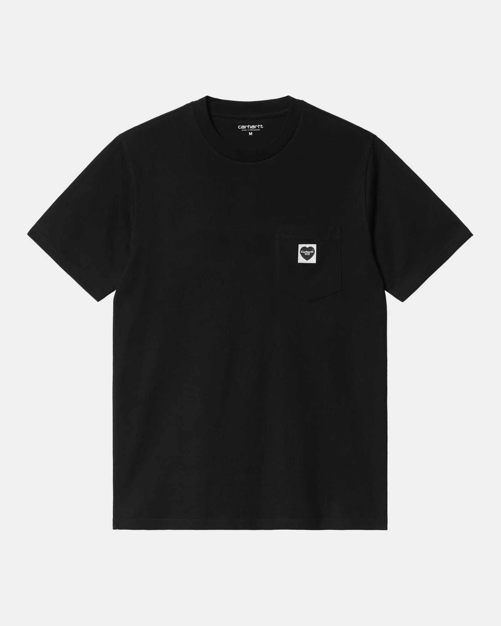 Pocket Heart T-Shirt | Black / Black