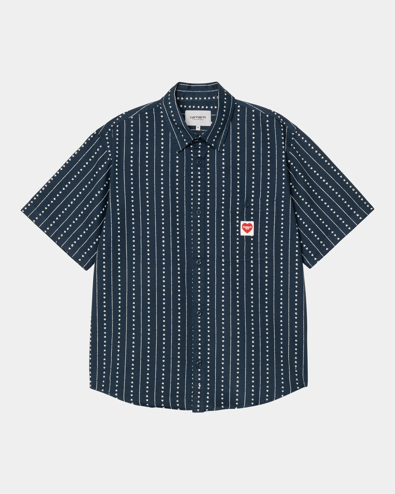Drewe Shirt | Ink / Natural Heart C Pinstripe
