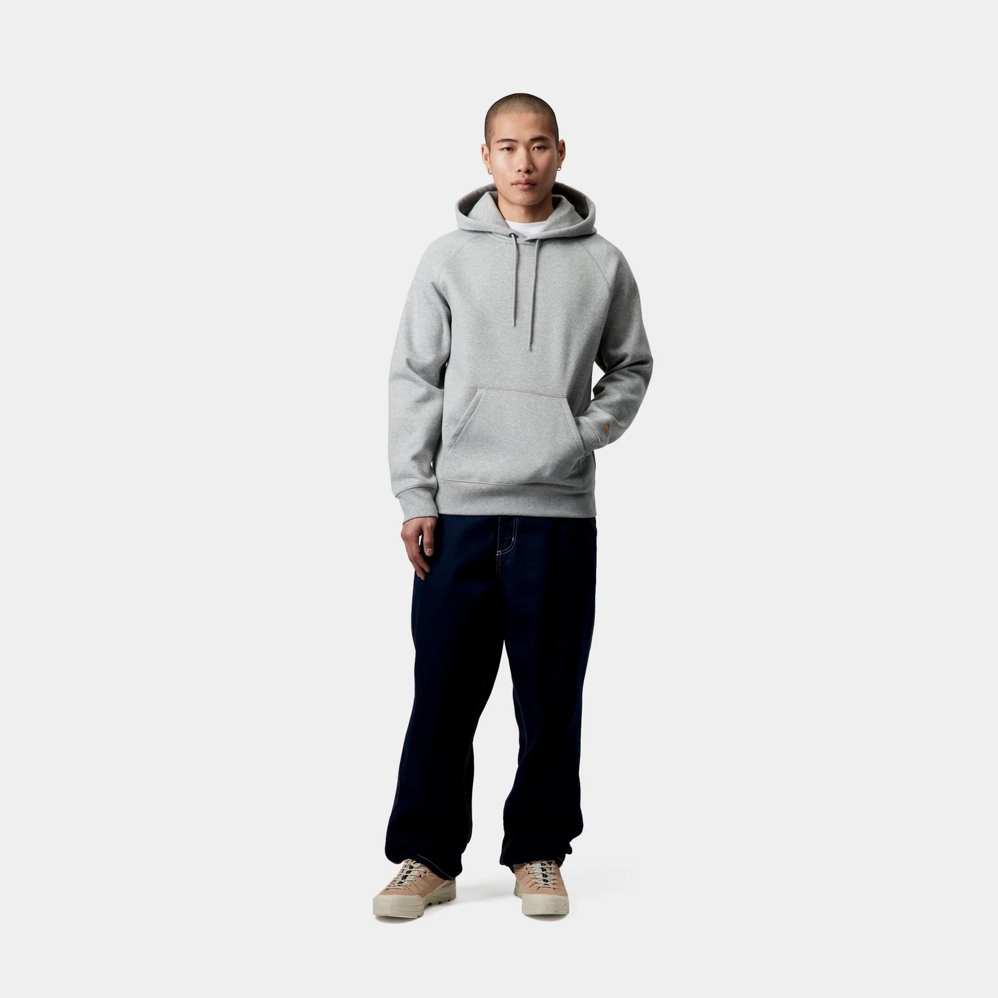Hooded Chase Sweatshirt | Grey Heather