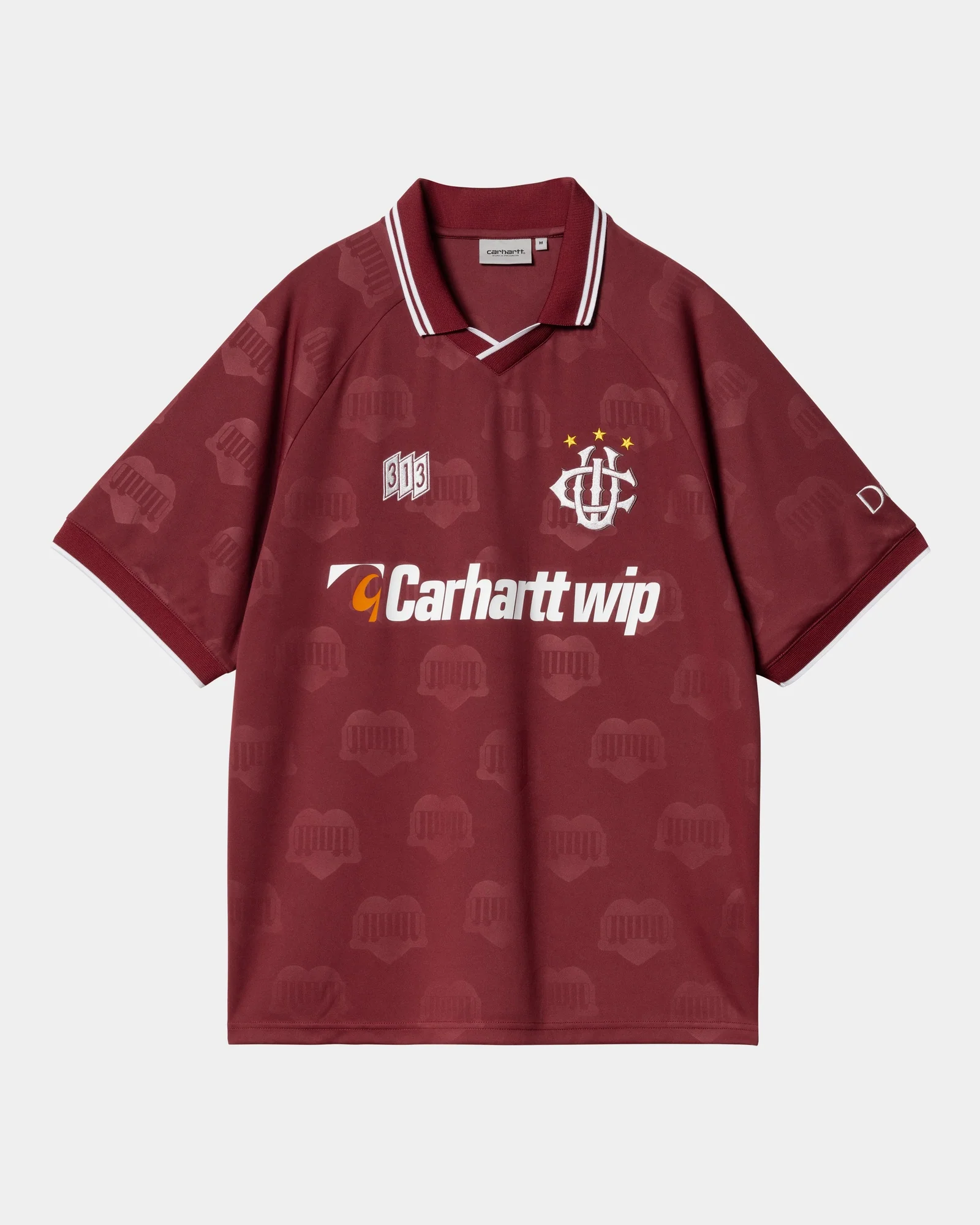 Hartt’s Football T-Shirt | Mulberry Heart Train Jacquard