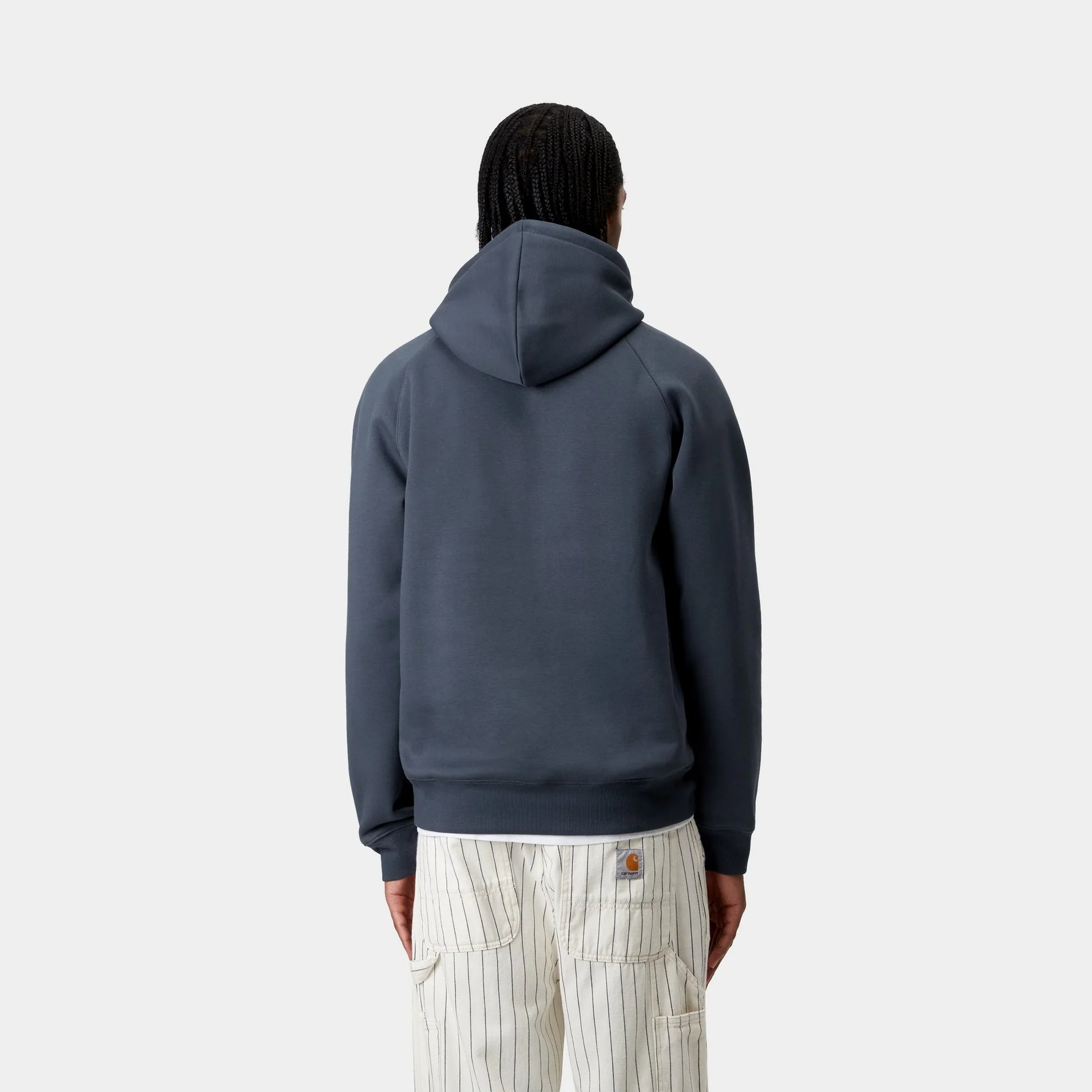 Hooded Chase Sweatshirt | Dusky Blue