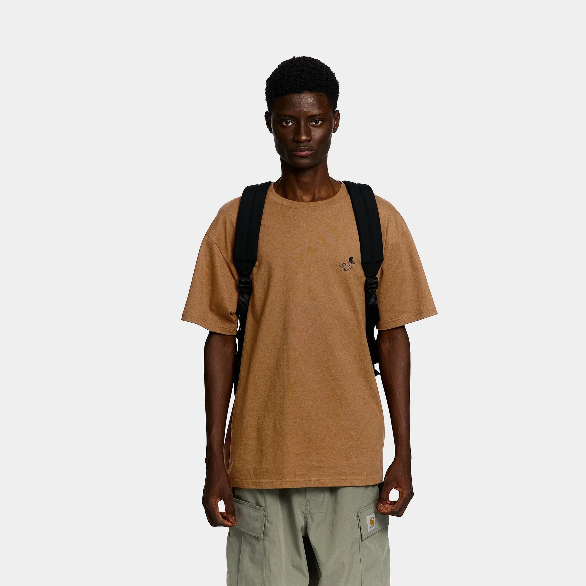 Carhartt WIP x INVINCIBLE Madison Duck T-Shirt | Hamilton Brown / Black