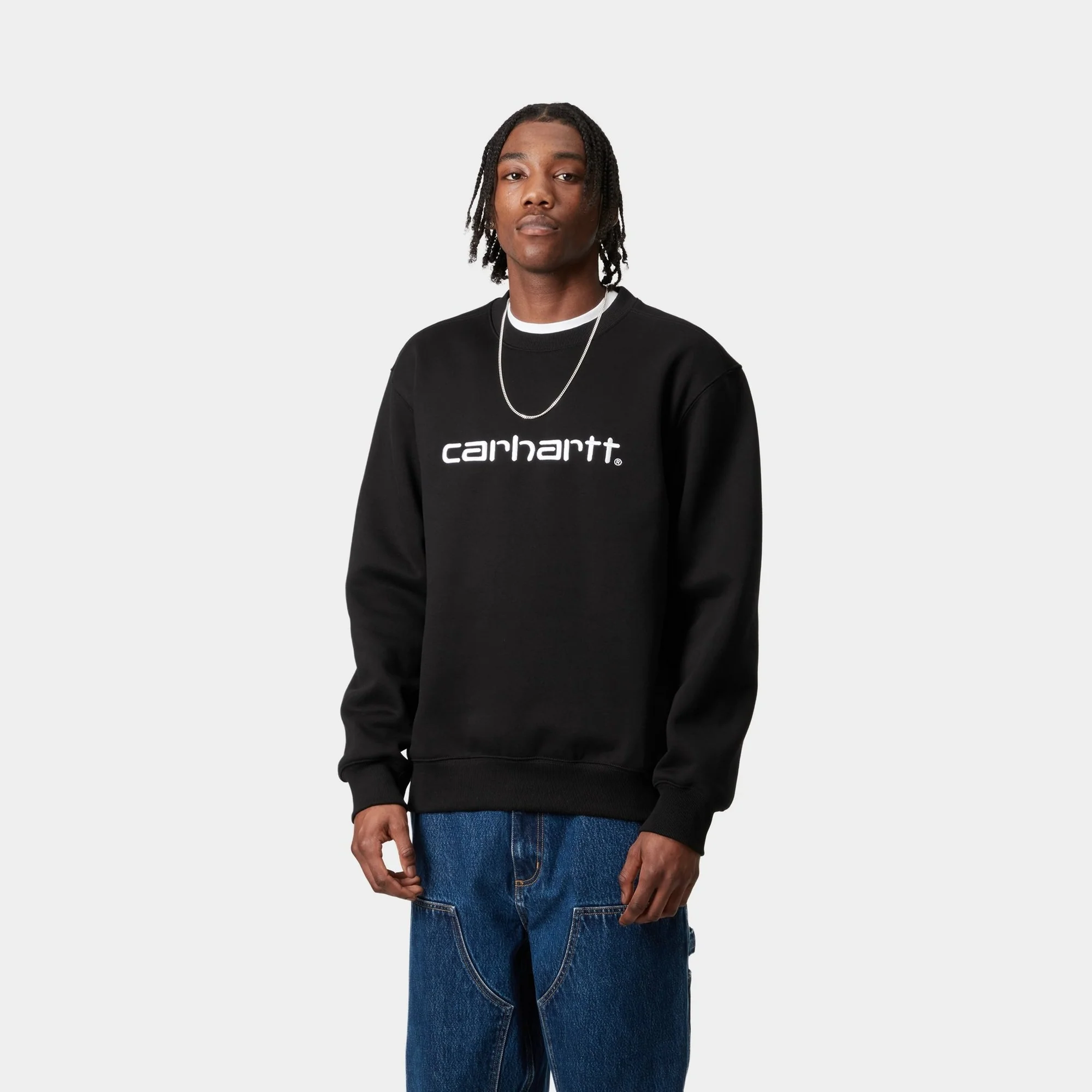 Carhartt Sweatshirt | Black / White