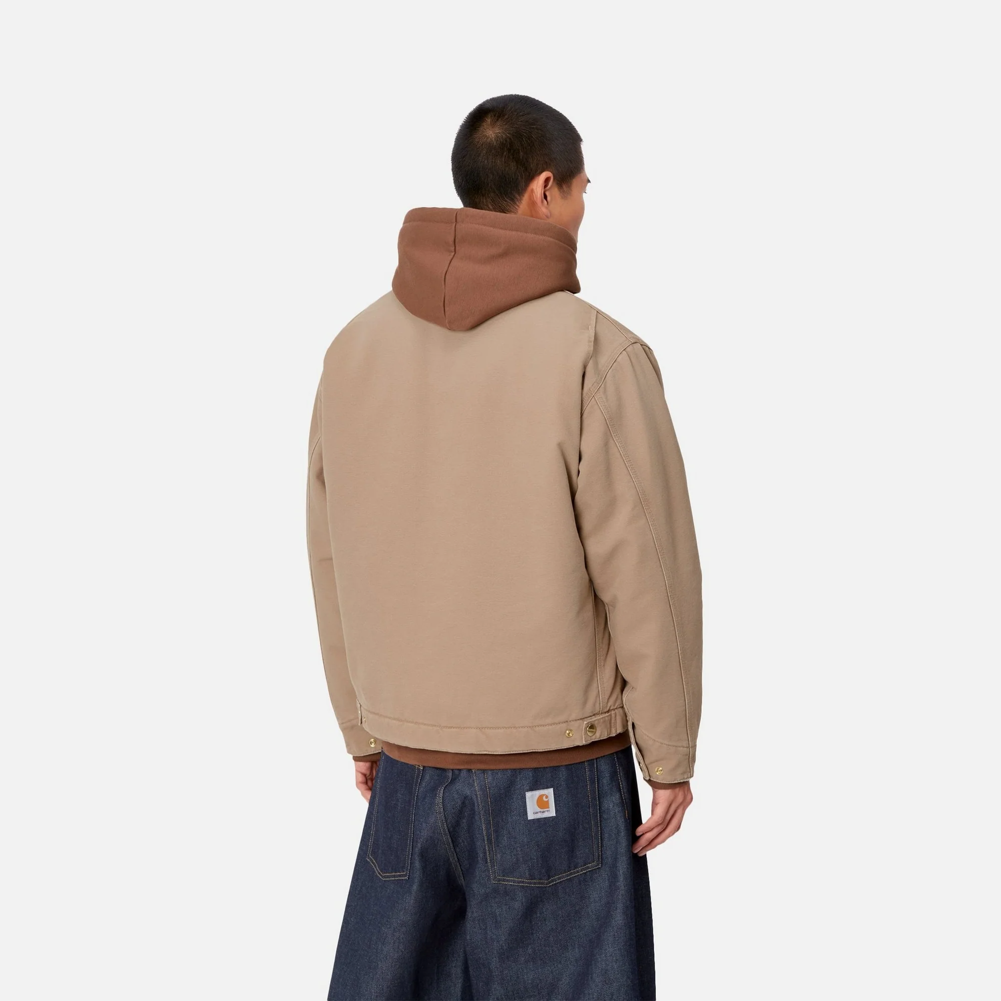 OG Detroit Jacket (Winter) | Peanut / Black (aged canvas)