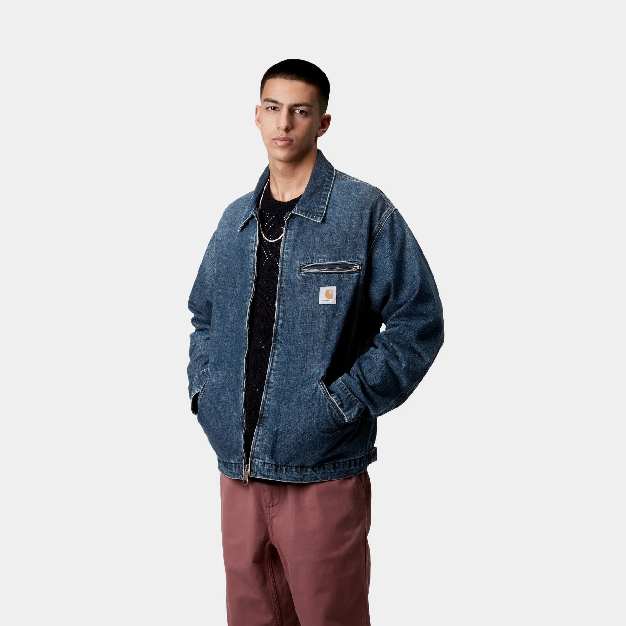 OG Detroit Jacket (Spring) | Blue (dark used wash)
