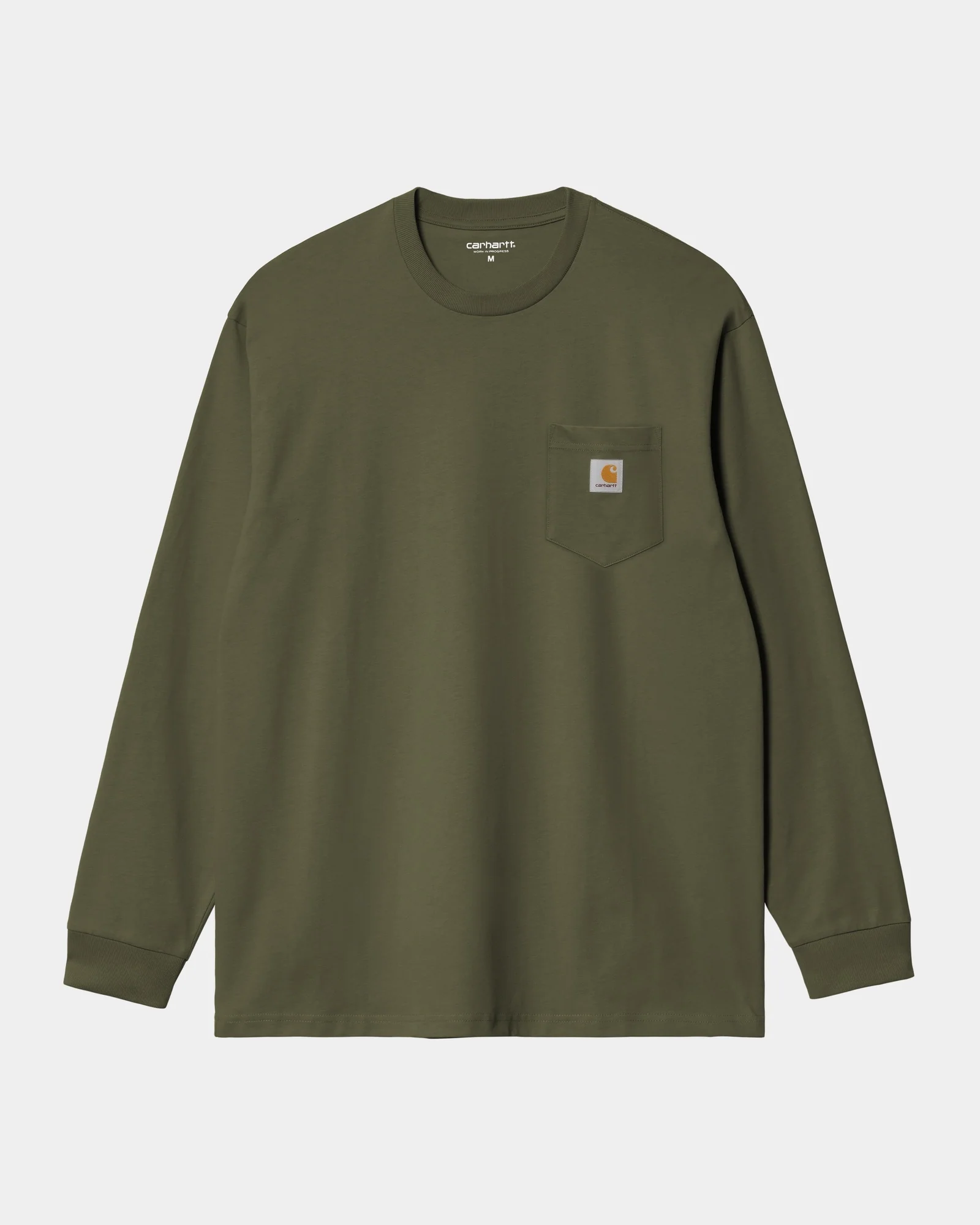 Long Sleeve Pocket T-Shirt | Dollar Green