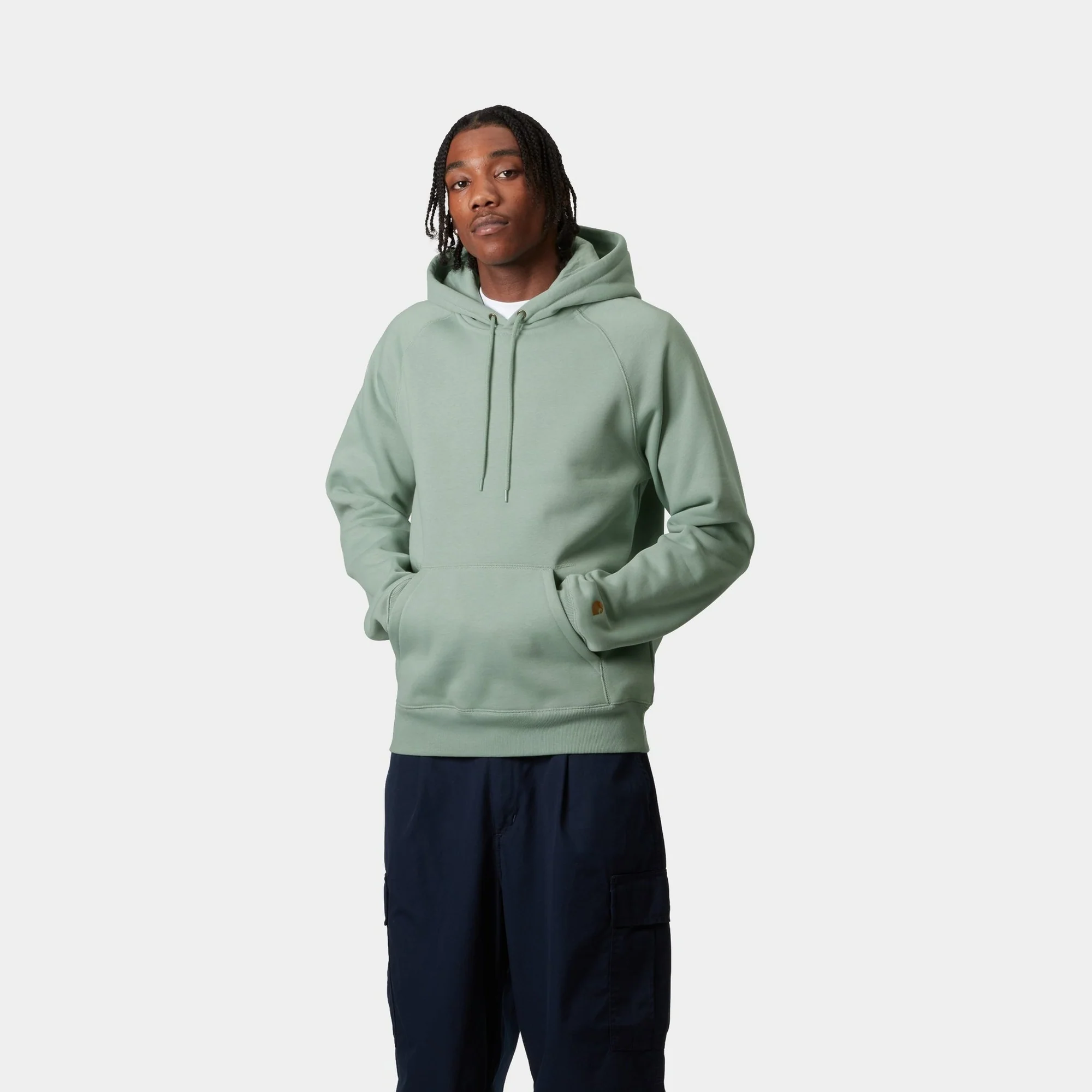 Hooded Chase Sweatshirt | Frosted Green