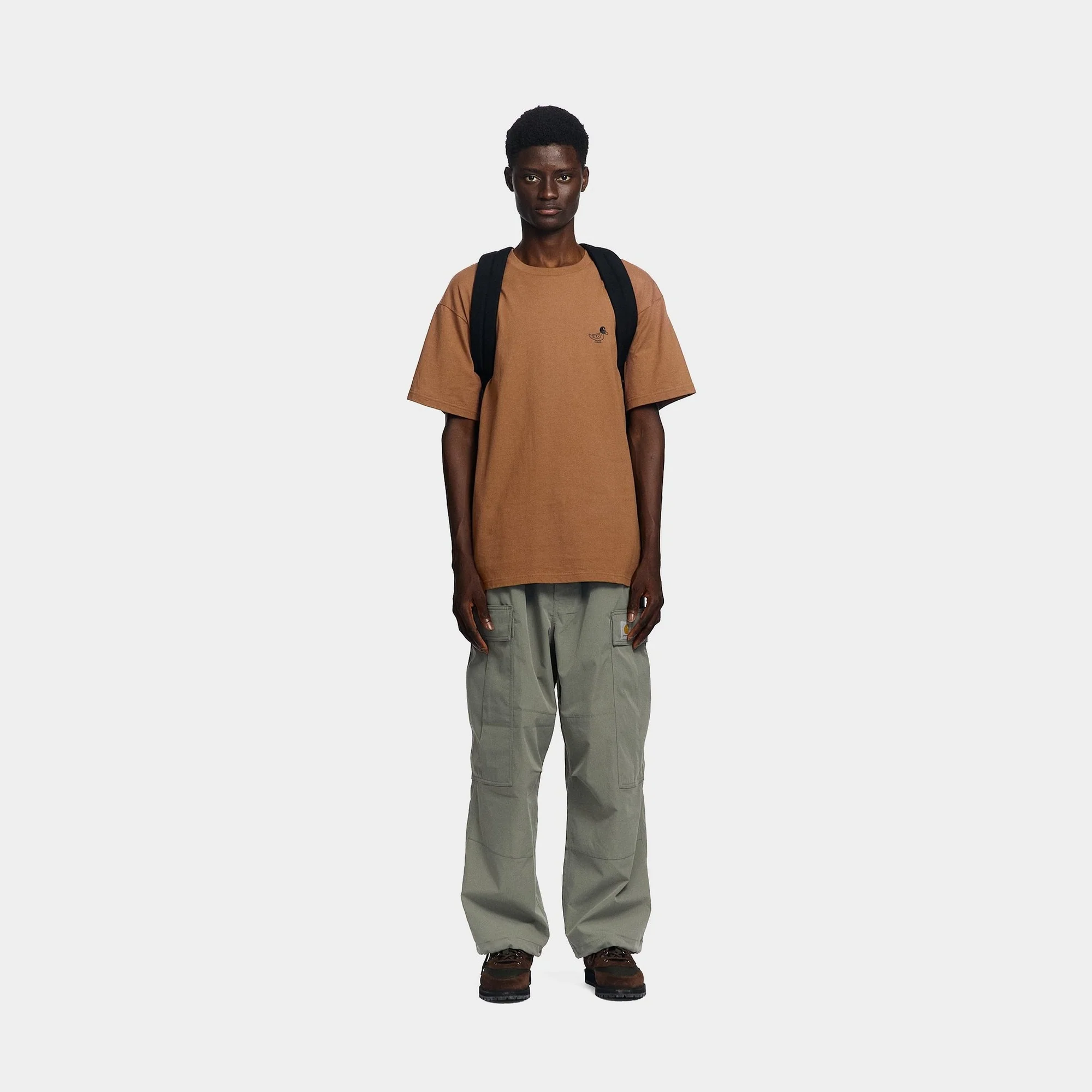 Carhartt WIP x INVINCIBLE Madison Duck T-Shirt | Hamilton Brown / Black