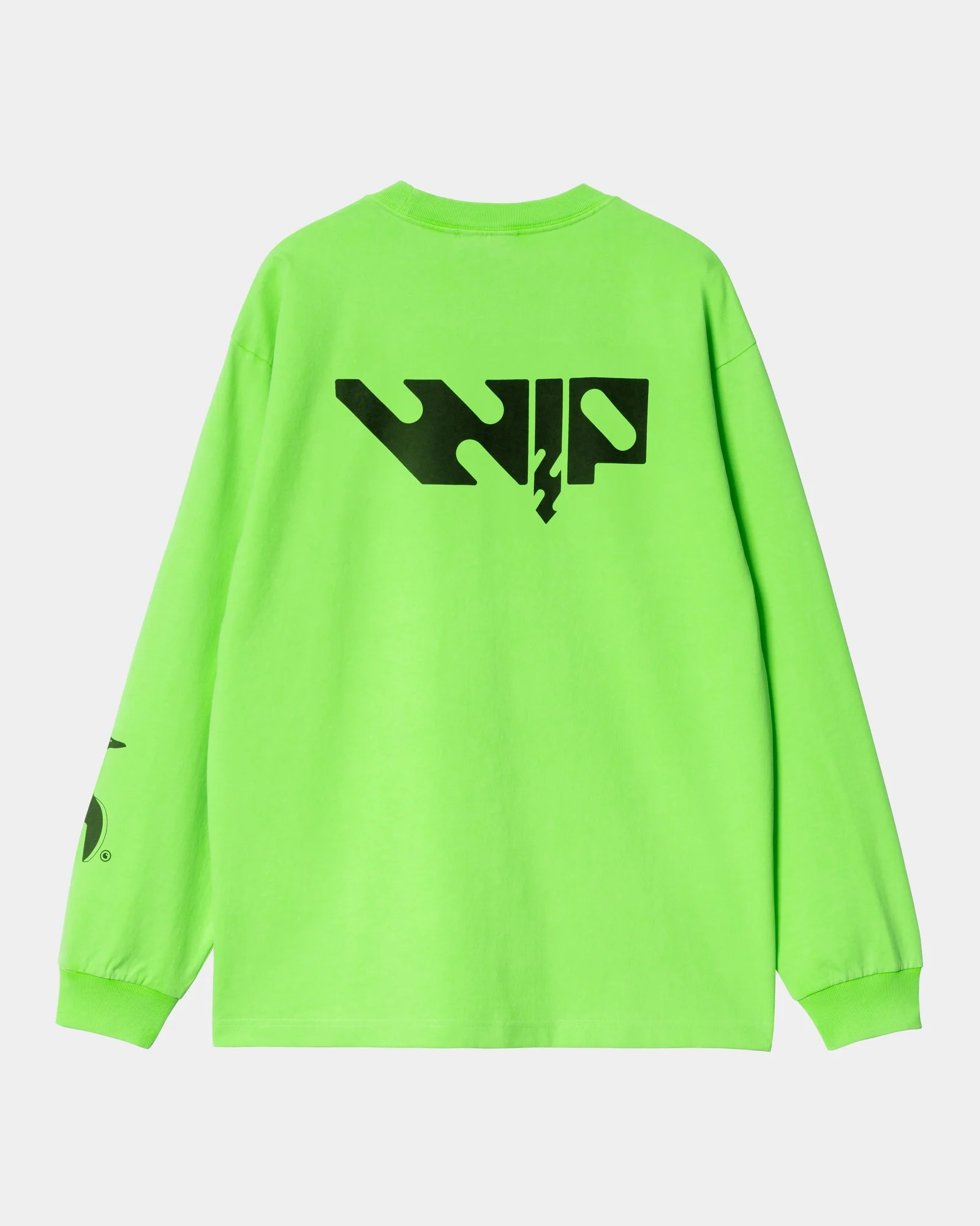 Long Sleeve Industry T-Shirt | Lumo Green / Black