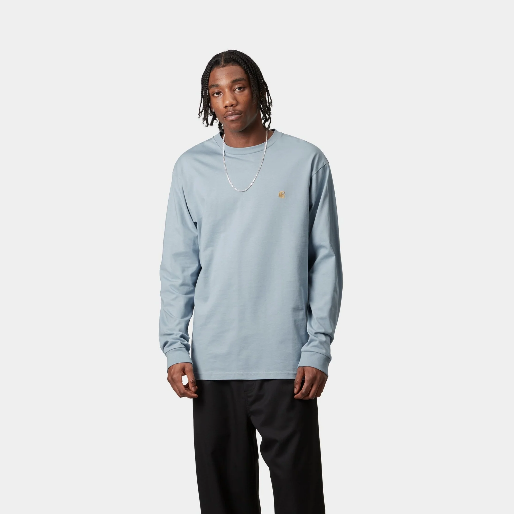 Chase Long Sleeve T-Shirt | Frosted Blue