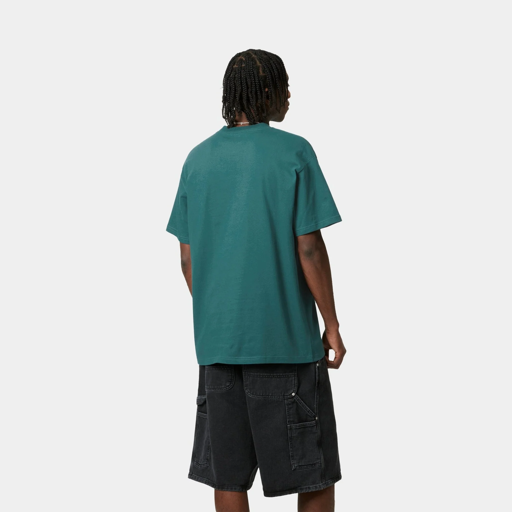 Label Script T-Shirt | Malachite