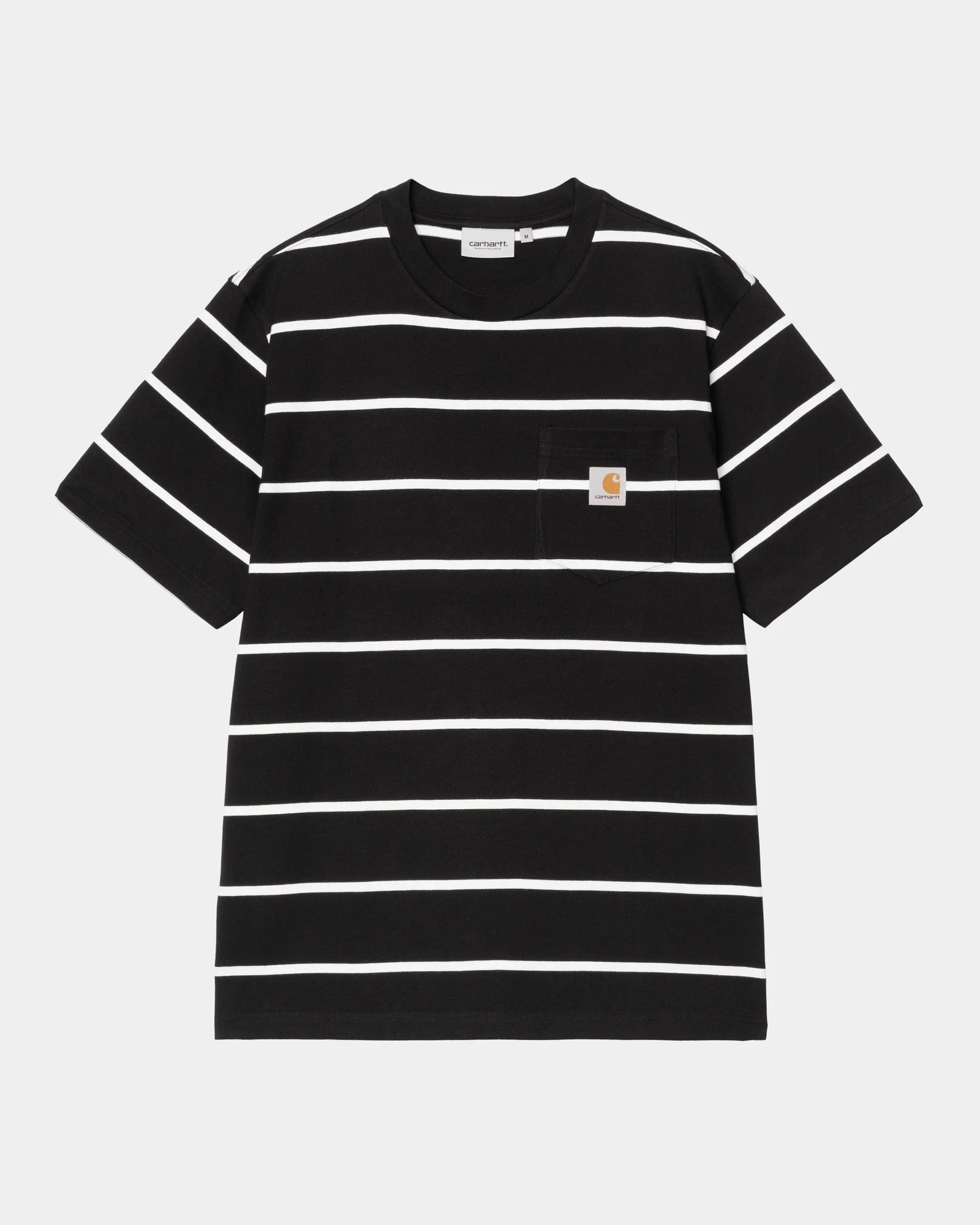 Aiken Stripe Pocket T-Shirt | Black