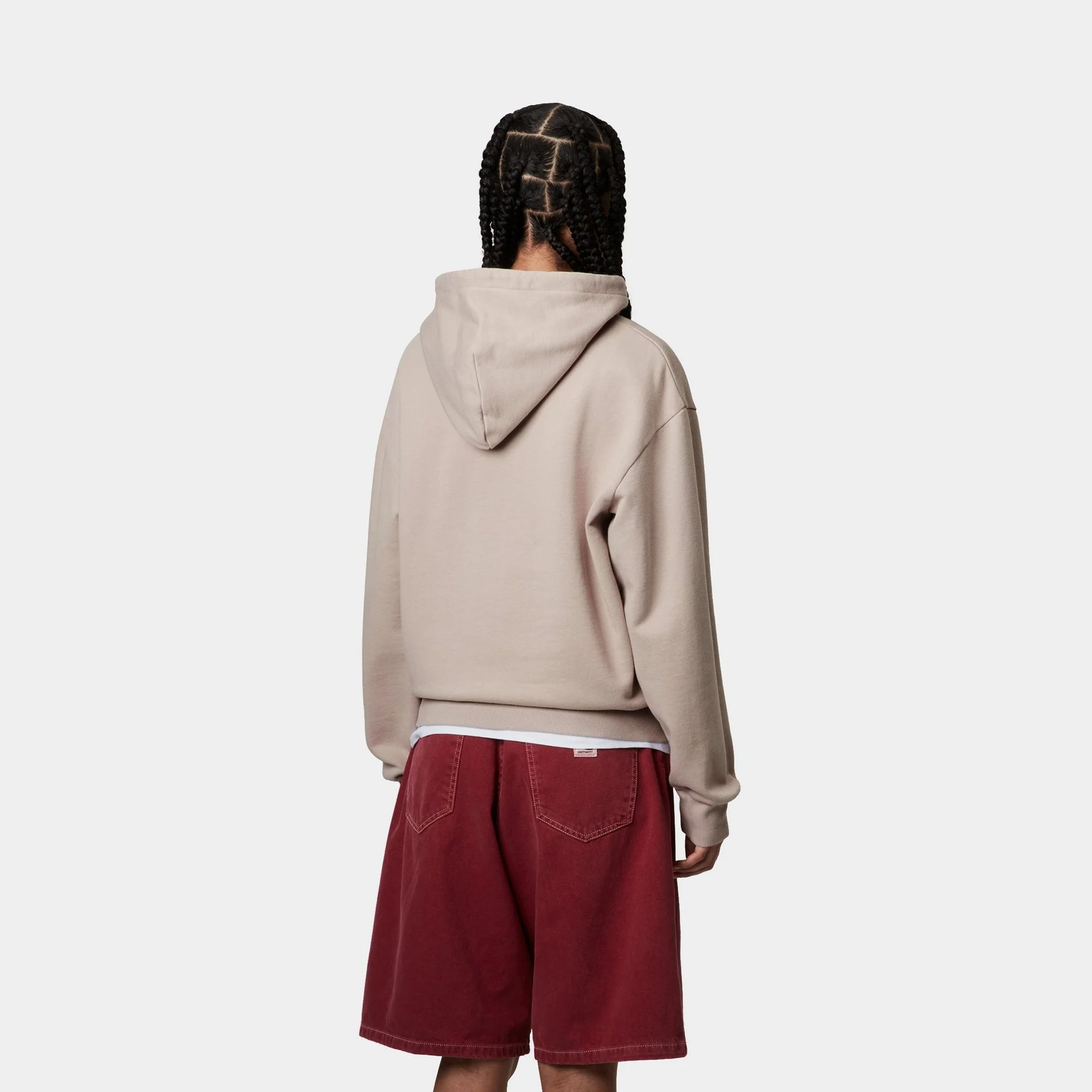 Hooded Casey Sweatshirt | Dusky Beige