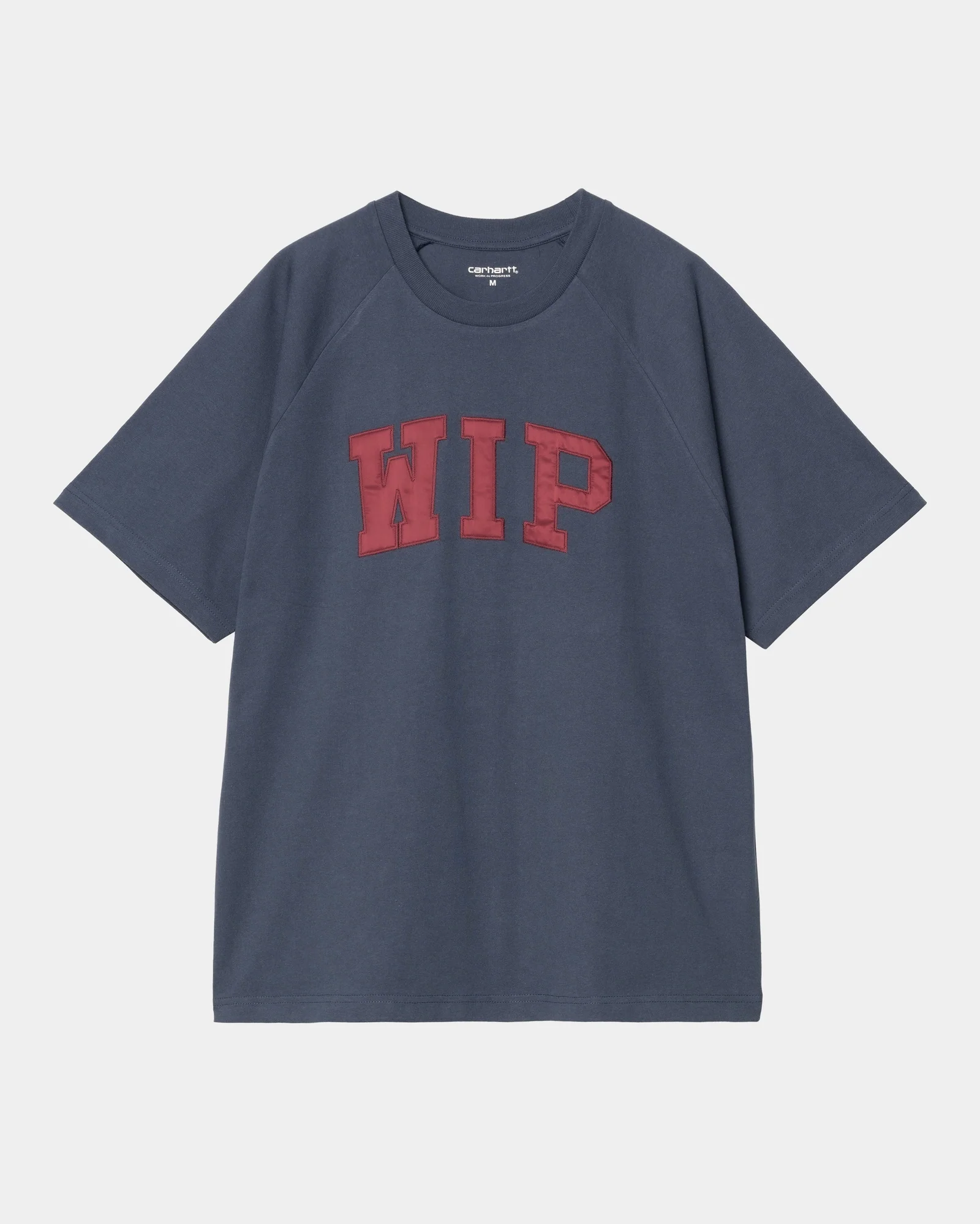 WIP T-Shirt | Dusky Blue / Mulberry