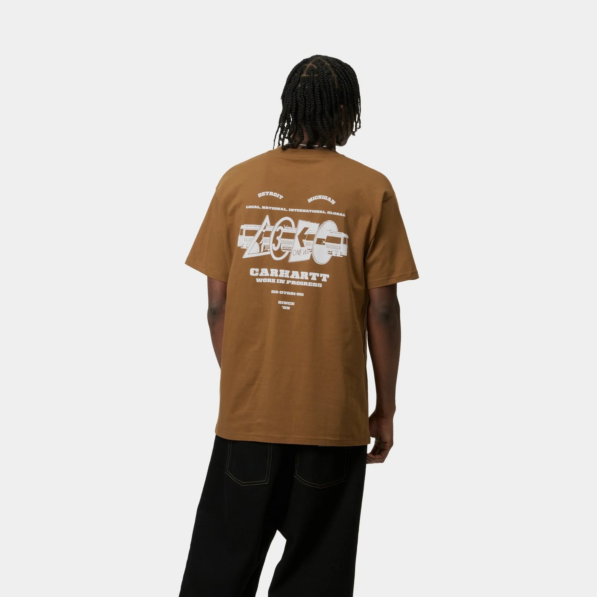 Runaway T-Shirt | Hamilton Brown / White