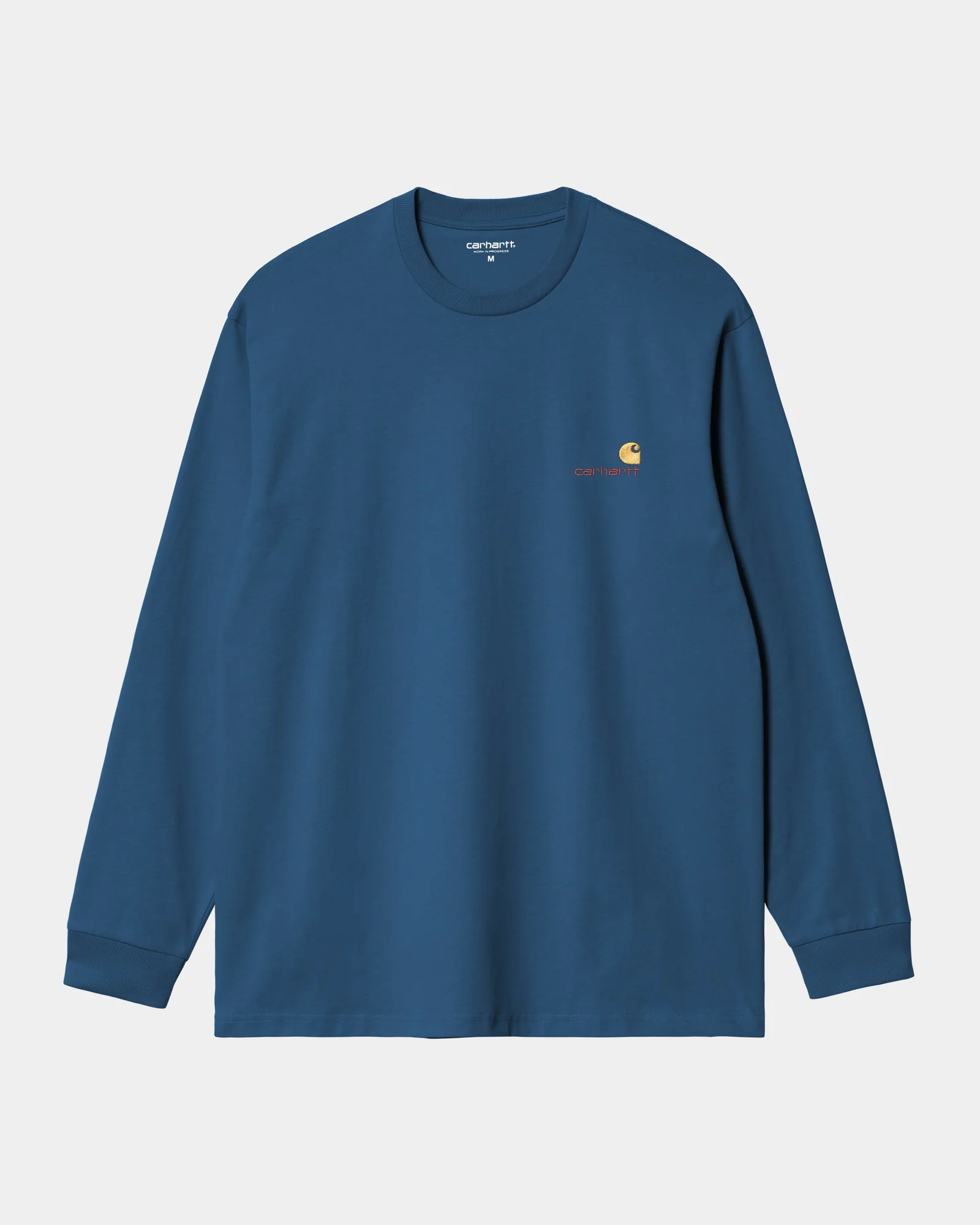 American Script Long Sleeve T-Shirt | Sodalite