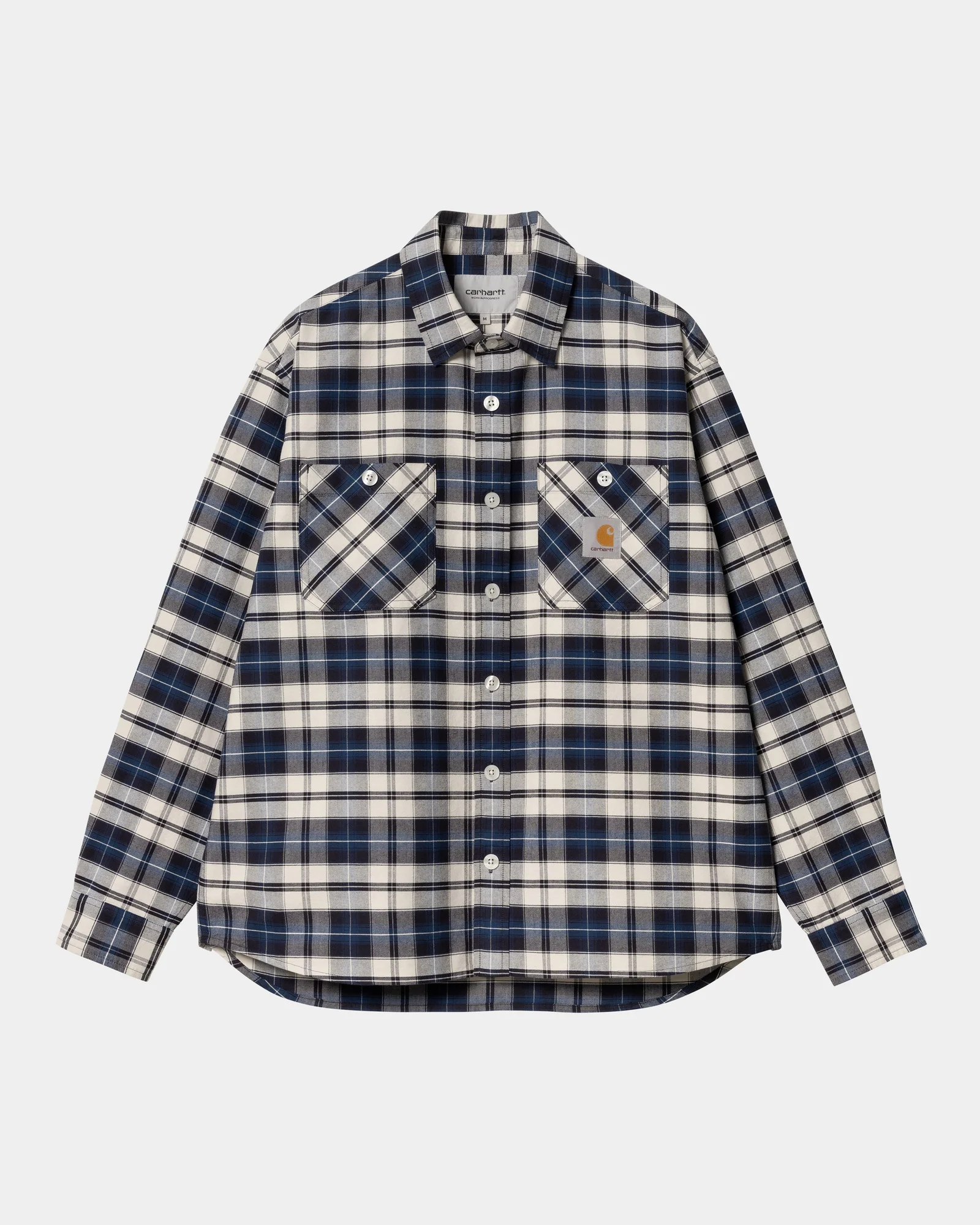 Tarbell Check Shirt | Dark Navy / White