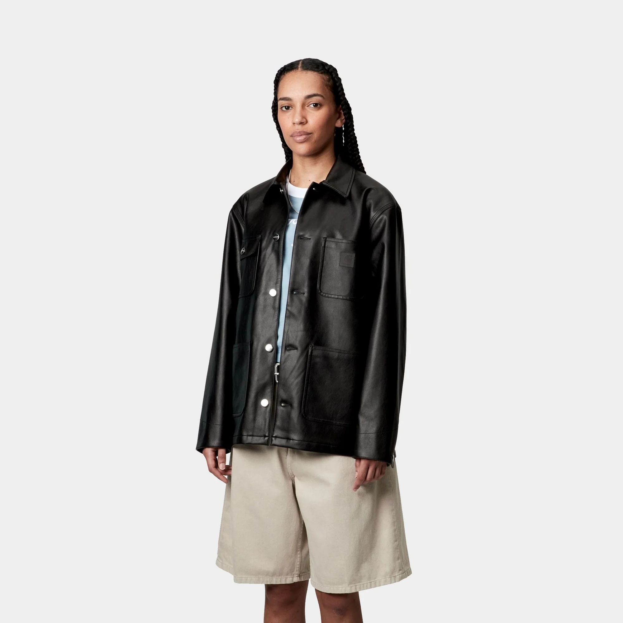 Women’s Michigan Jacket - PU Leather | Black