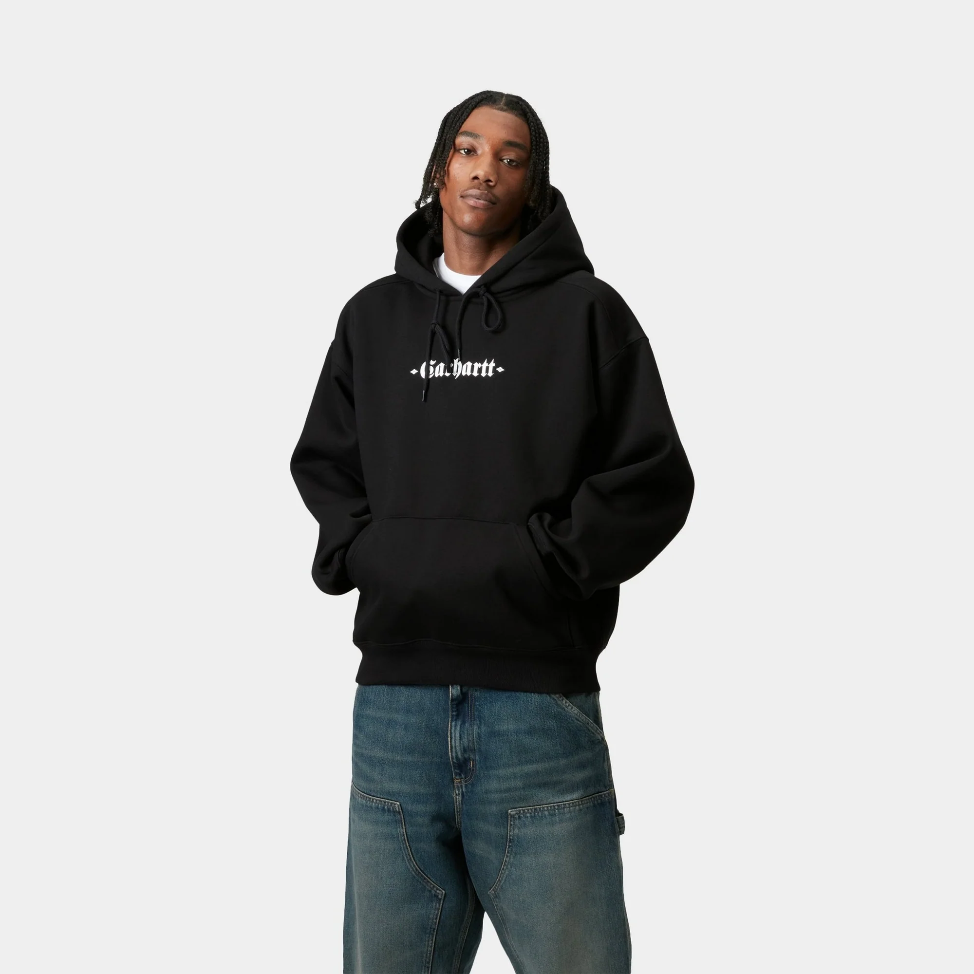 Hooded Greatest Hits Sweatshirt | Black / White
