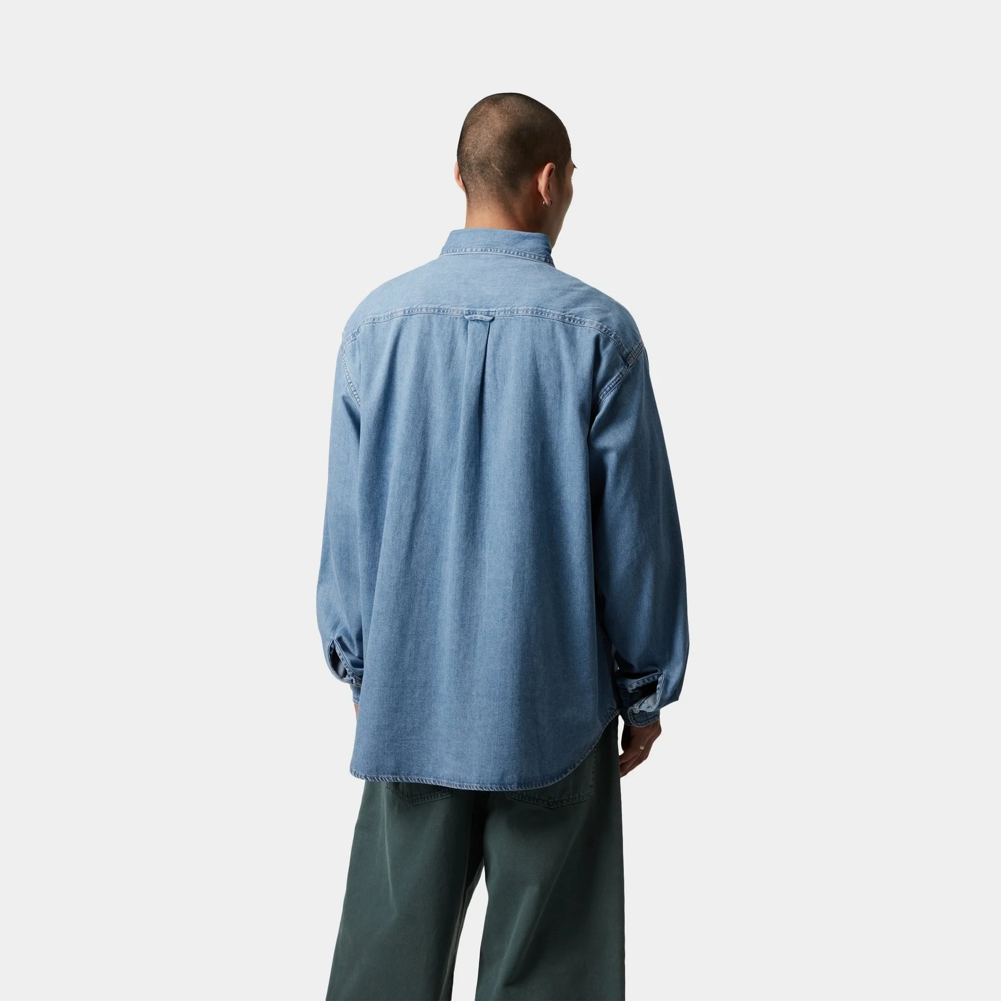 Lucas Shirt | Blue (bleached)