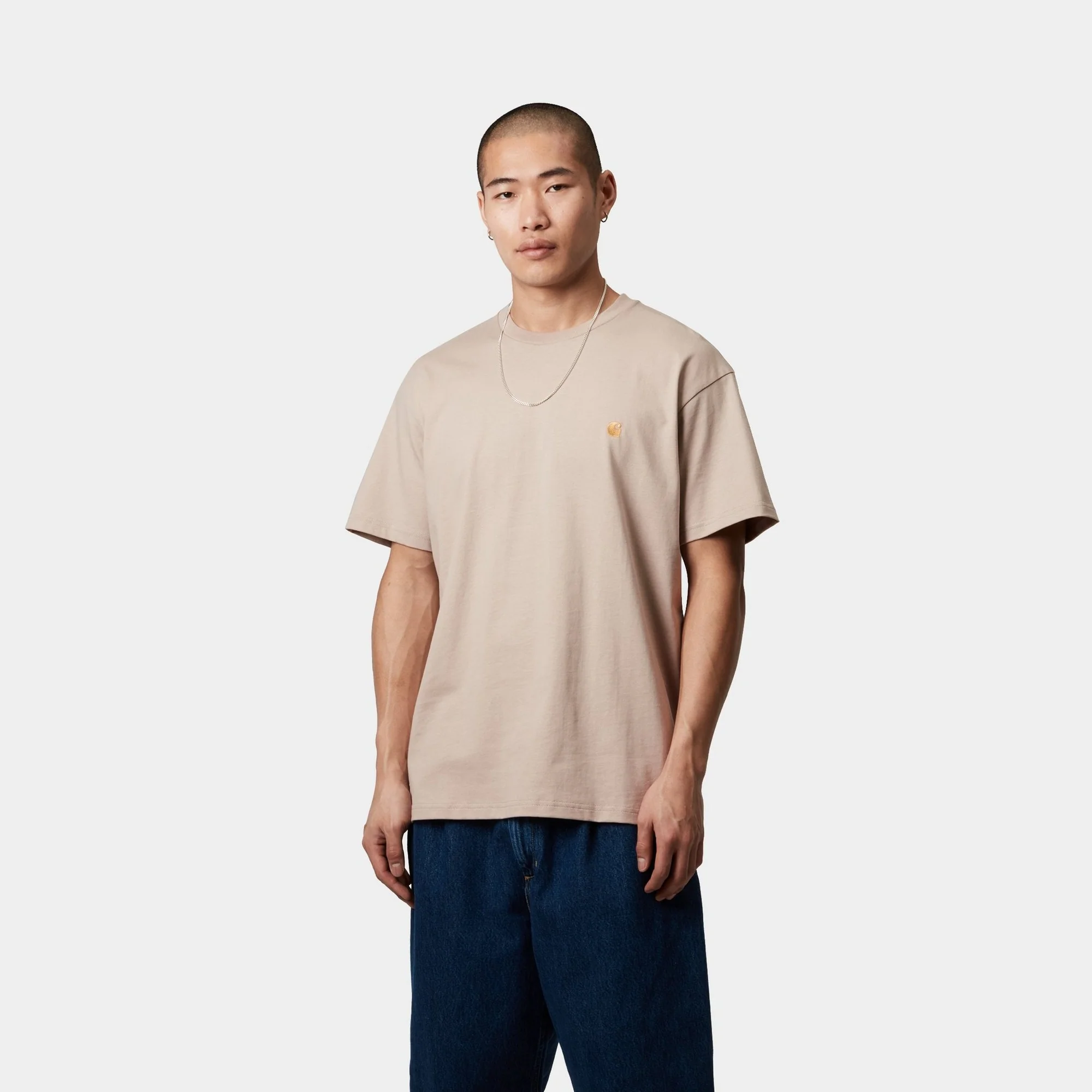 Chase T-Shirt | Dusky Beige