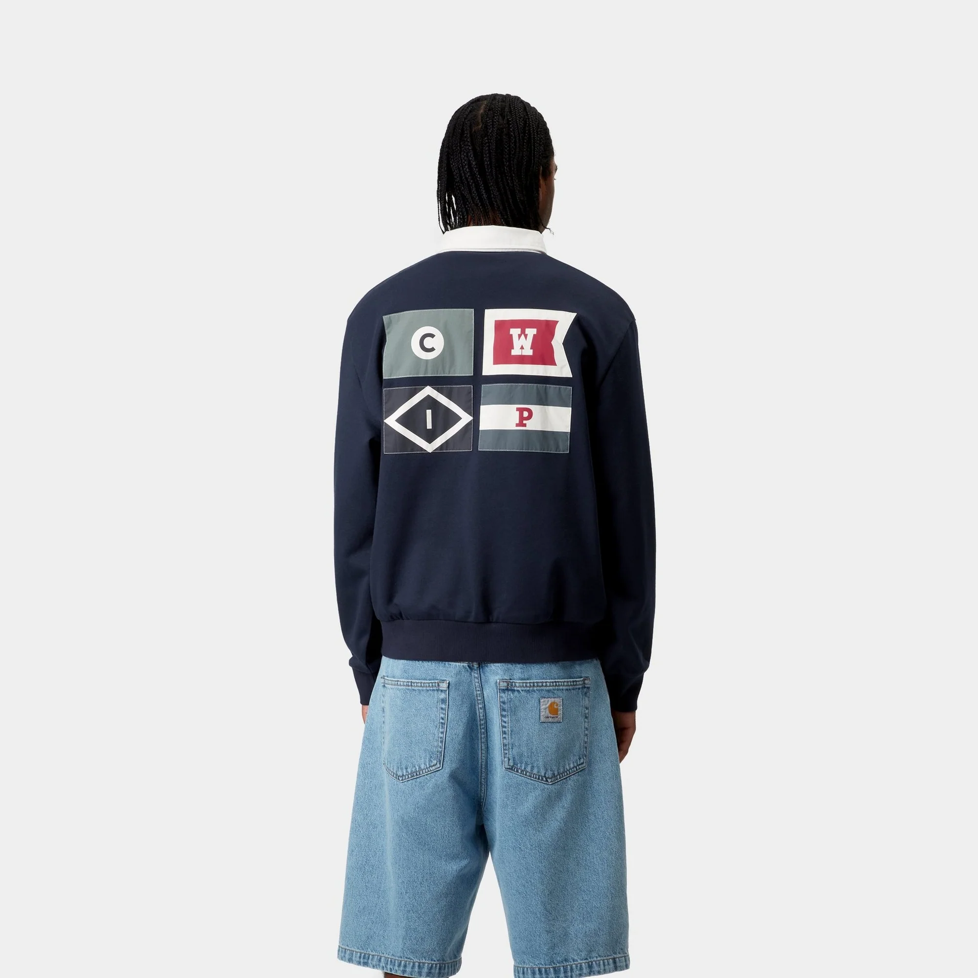 Flags Rugby Sweatshirt | Space