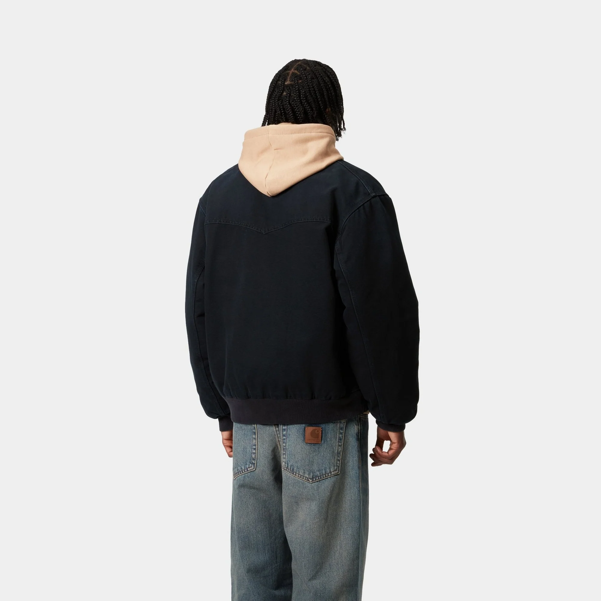 OG Santa Fe Jacket (Winter) | Black / Black (stone canvas)