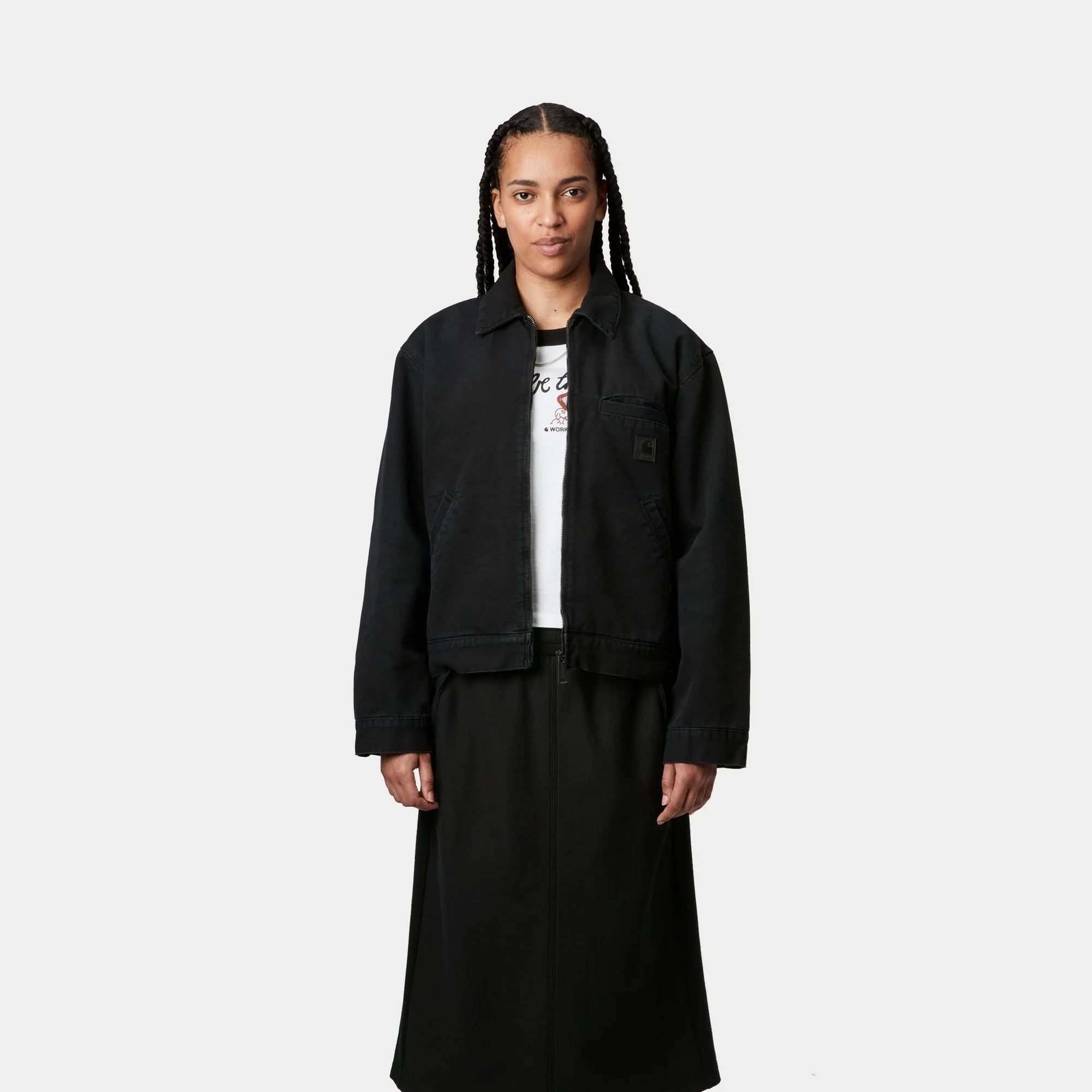 Women’s Dayton Jacket | Black (stone canvas)