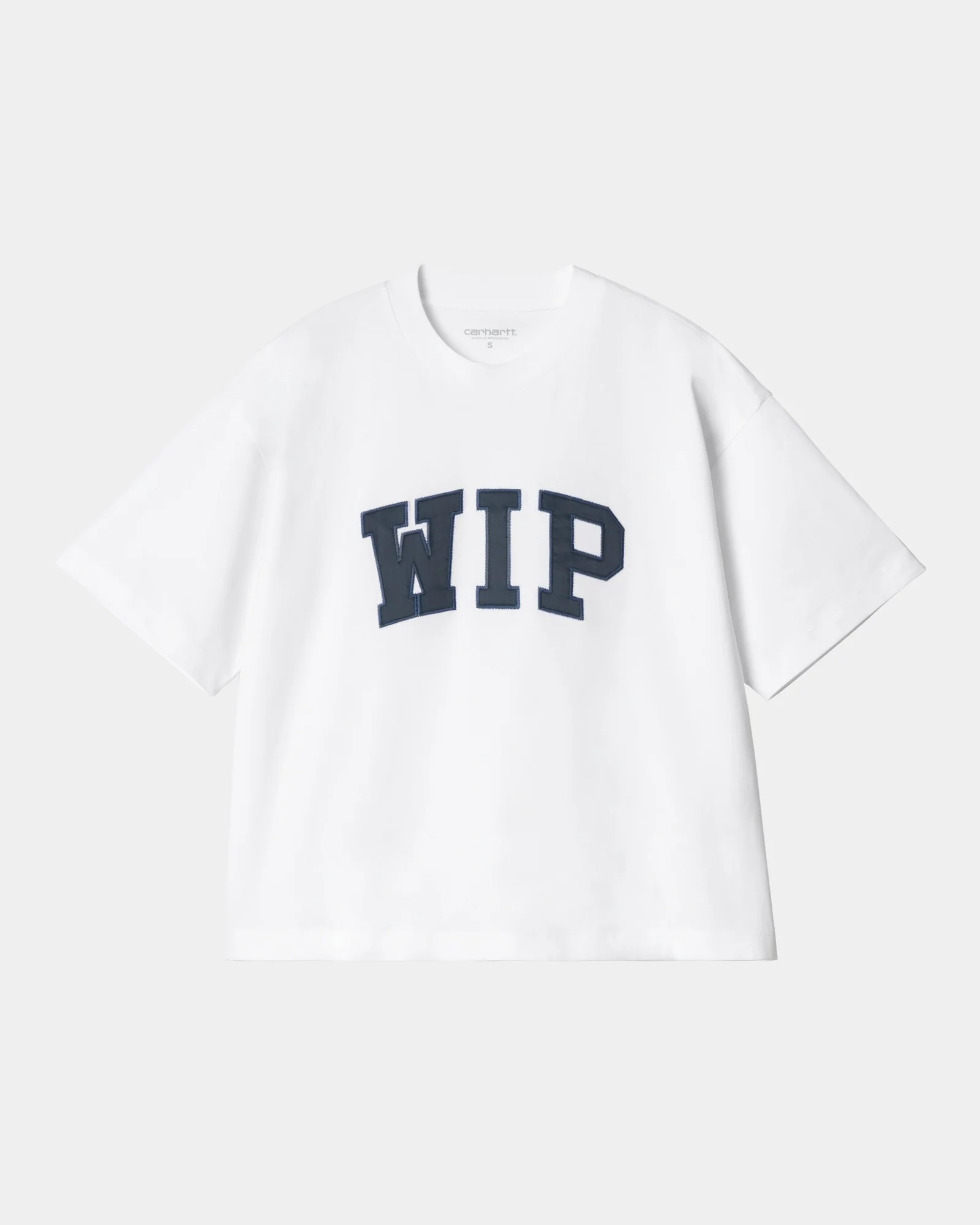 Women’s WIP T-Shirt | White / Dusky Blue