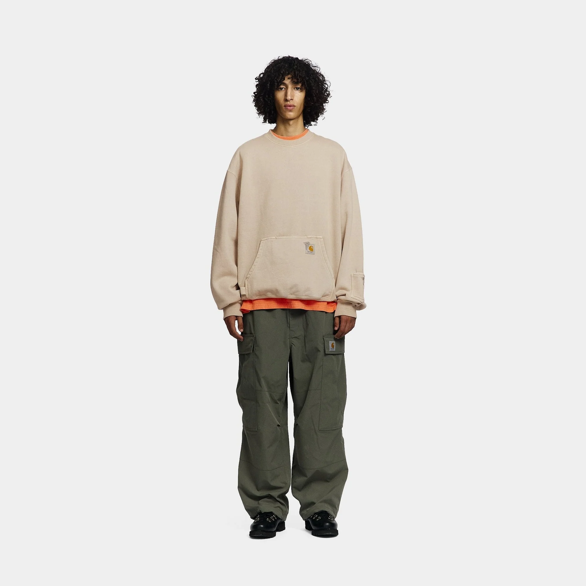 Carhartt WIP x INVINCIBLE Pigment Dyed Sweatshirt | Simply Taupe