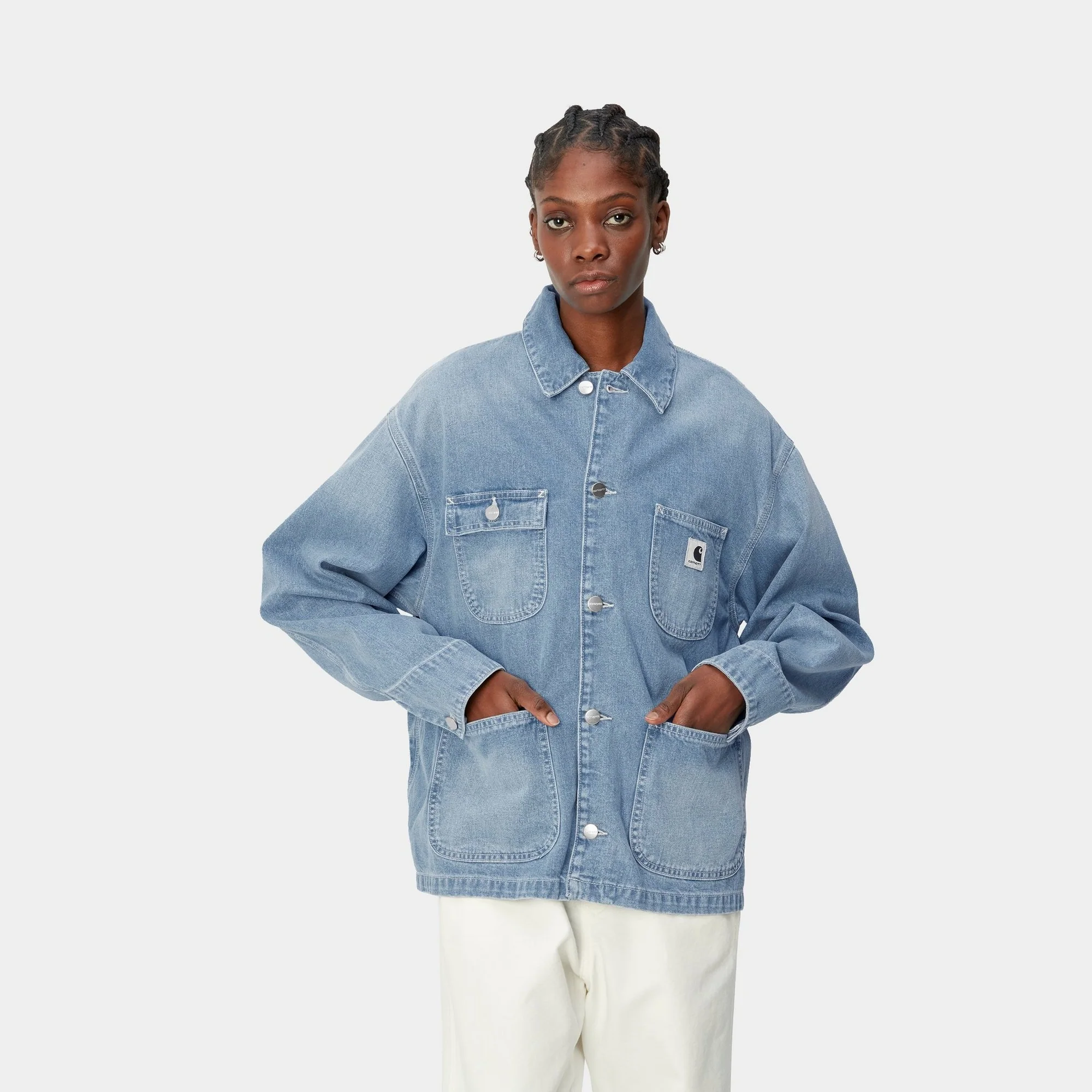 Women's OG Michigan Coat (Spring) - Denim | Blue (light true washed)