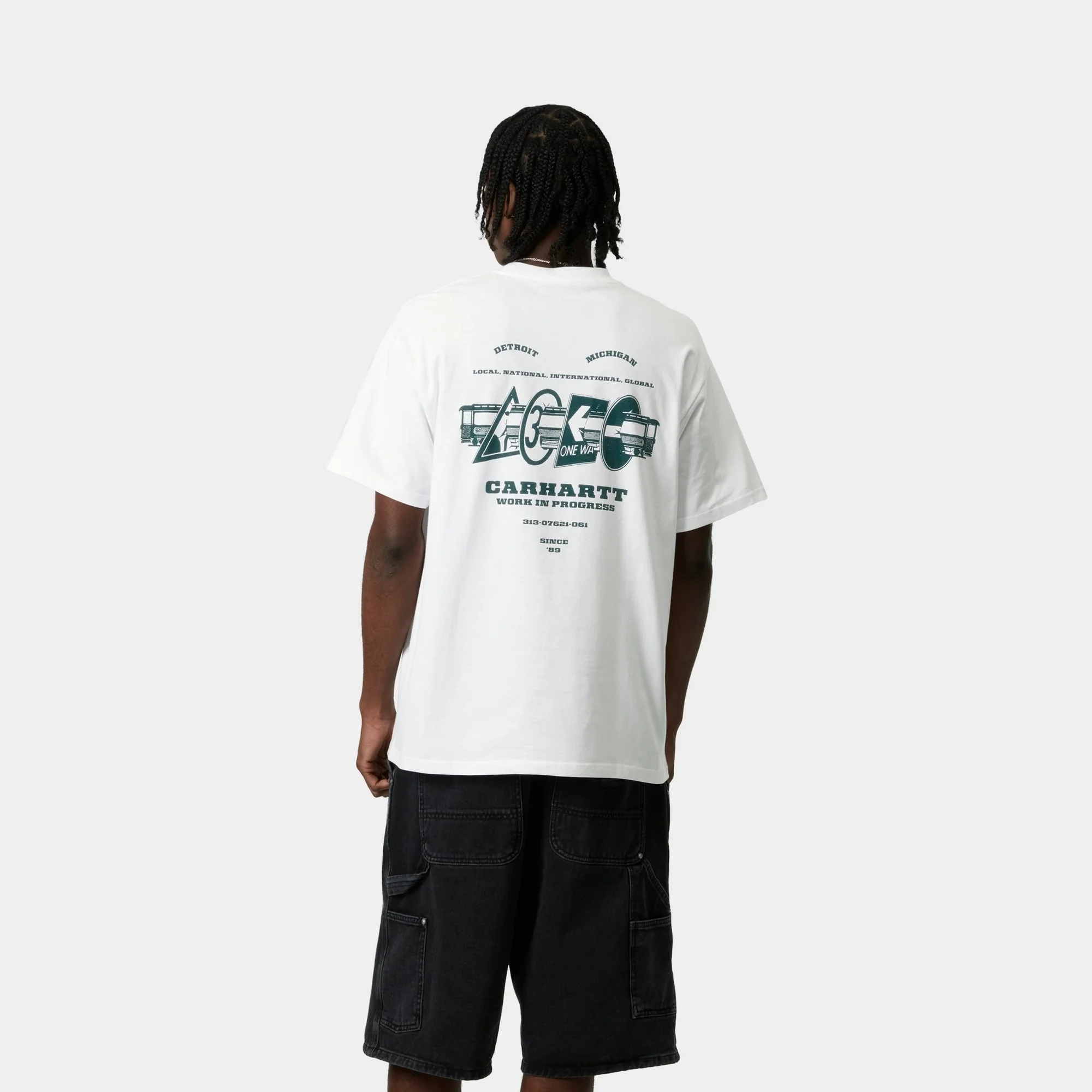 Runaway T-Shirt | White / Malachite