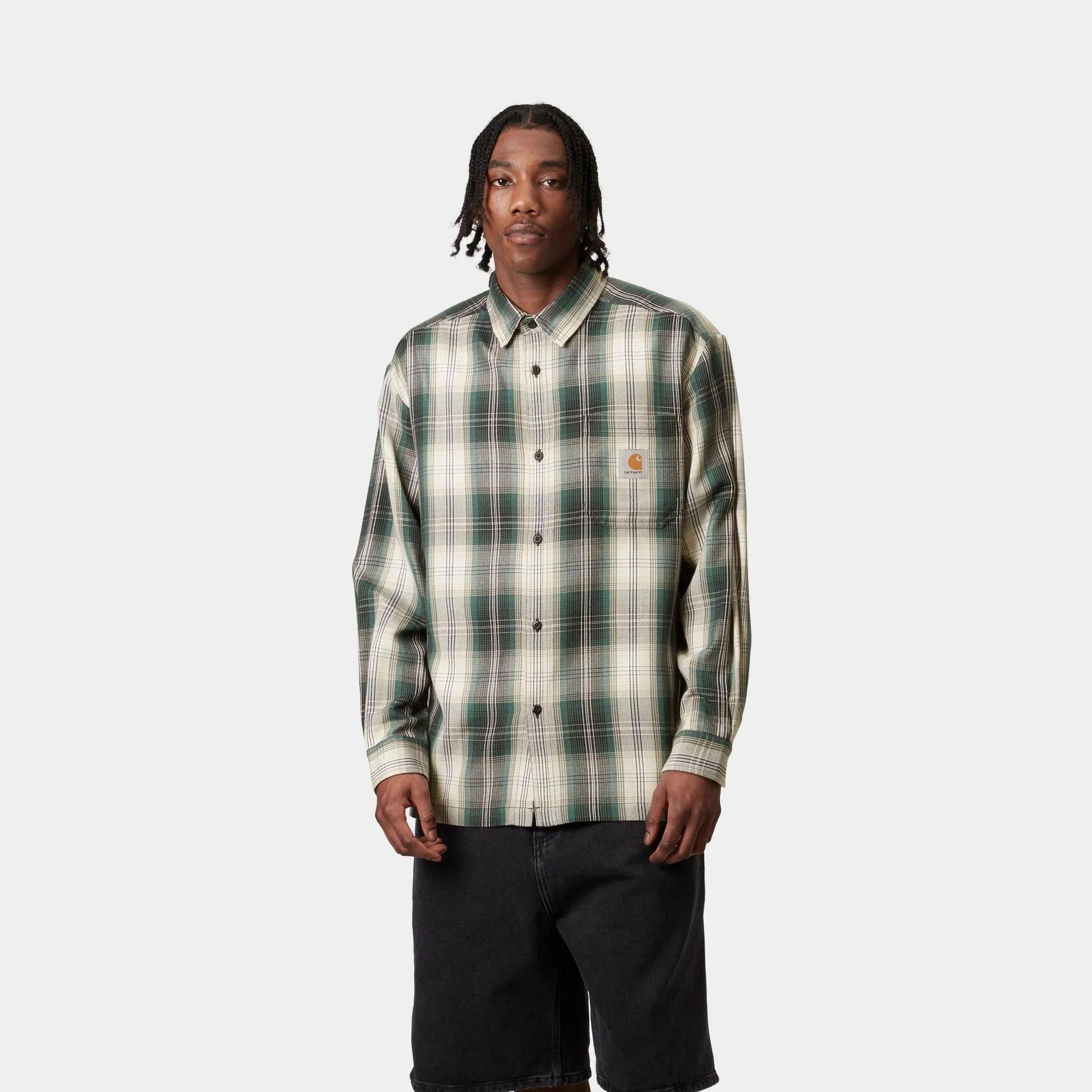 Blanton Check Shirt | Malachite
