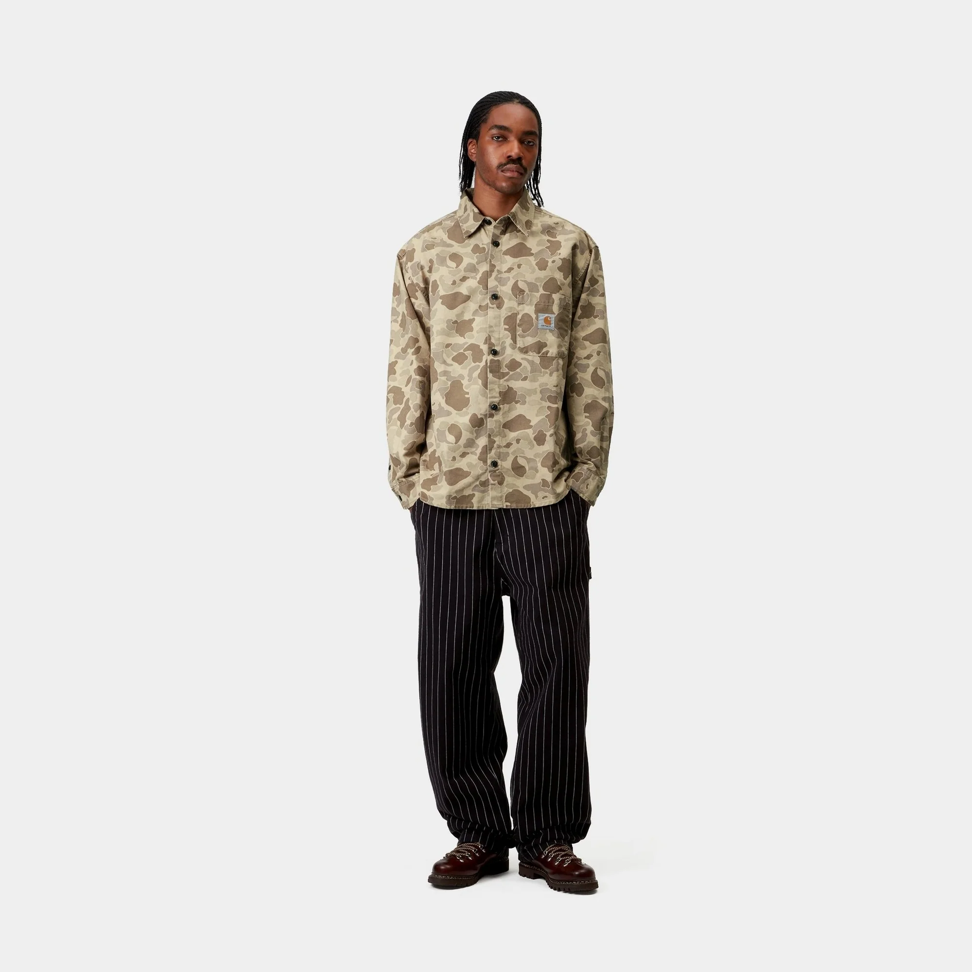Duck Camo Shirt | Desert (stone washed)