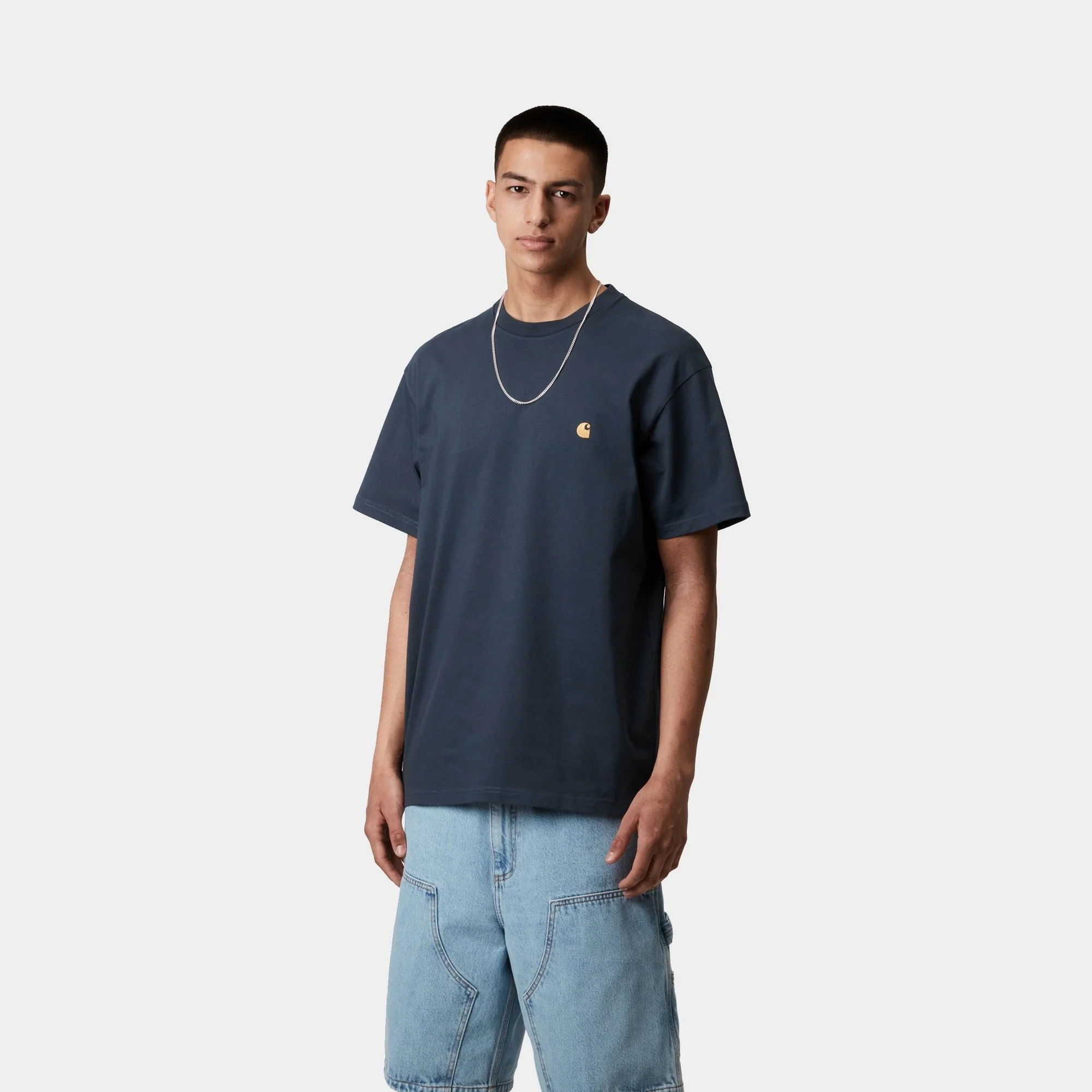 Chase T-Shirt | Dusky Blue