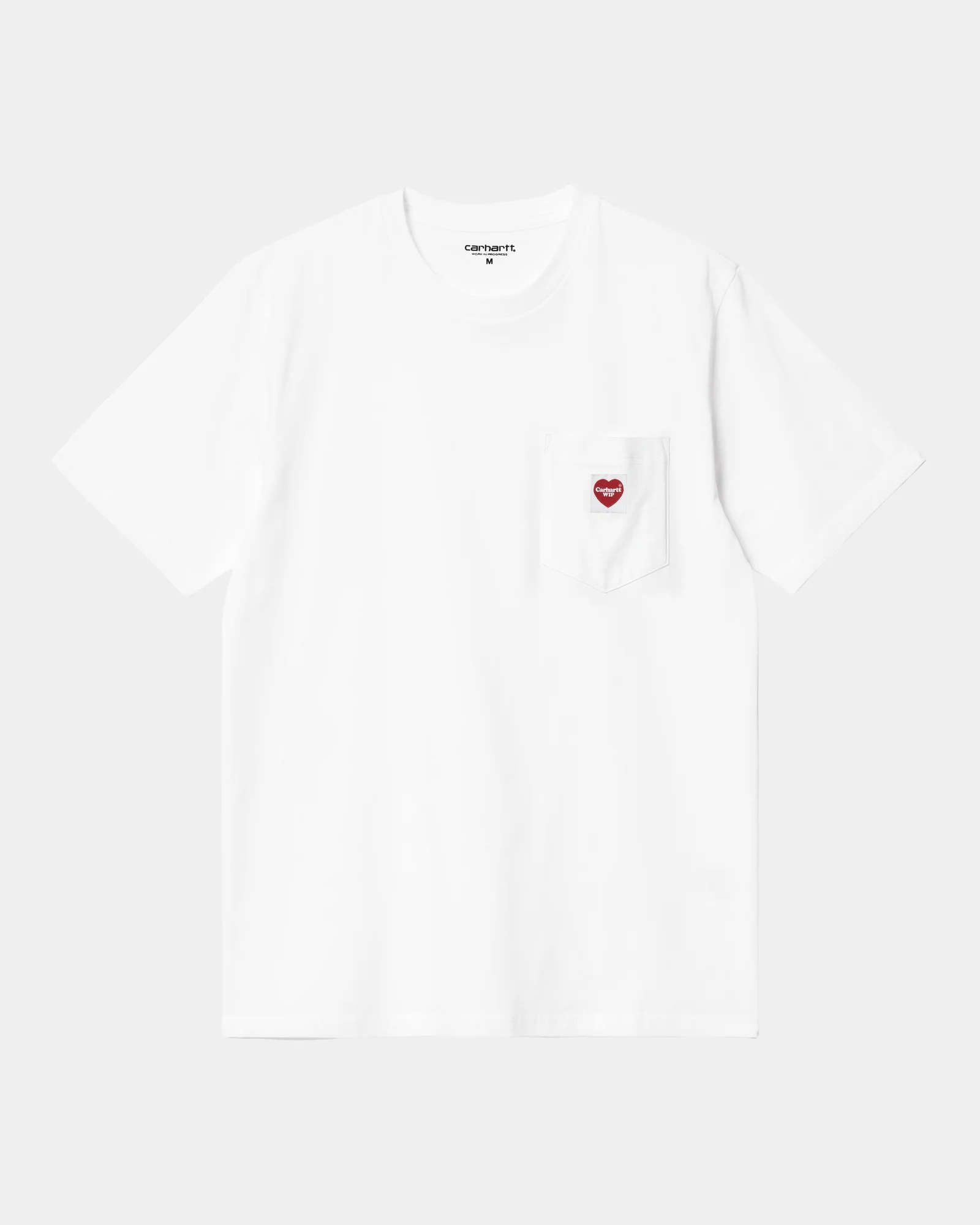 Pocket Heart T-Shirt | White / Red