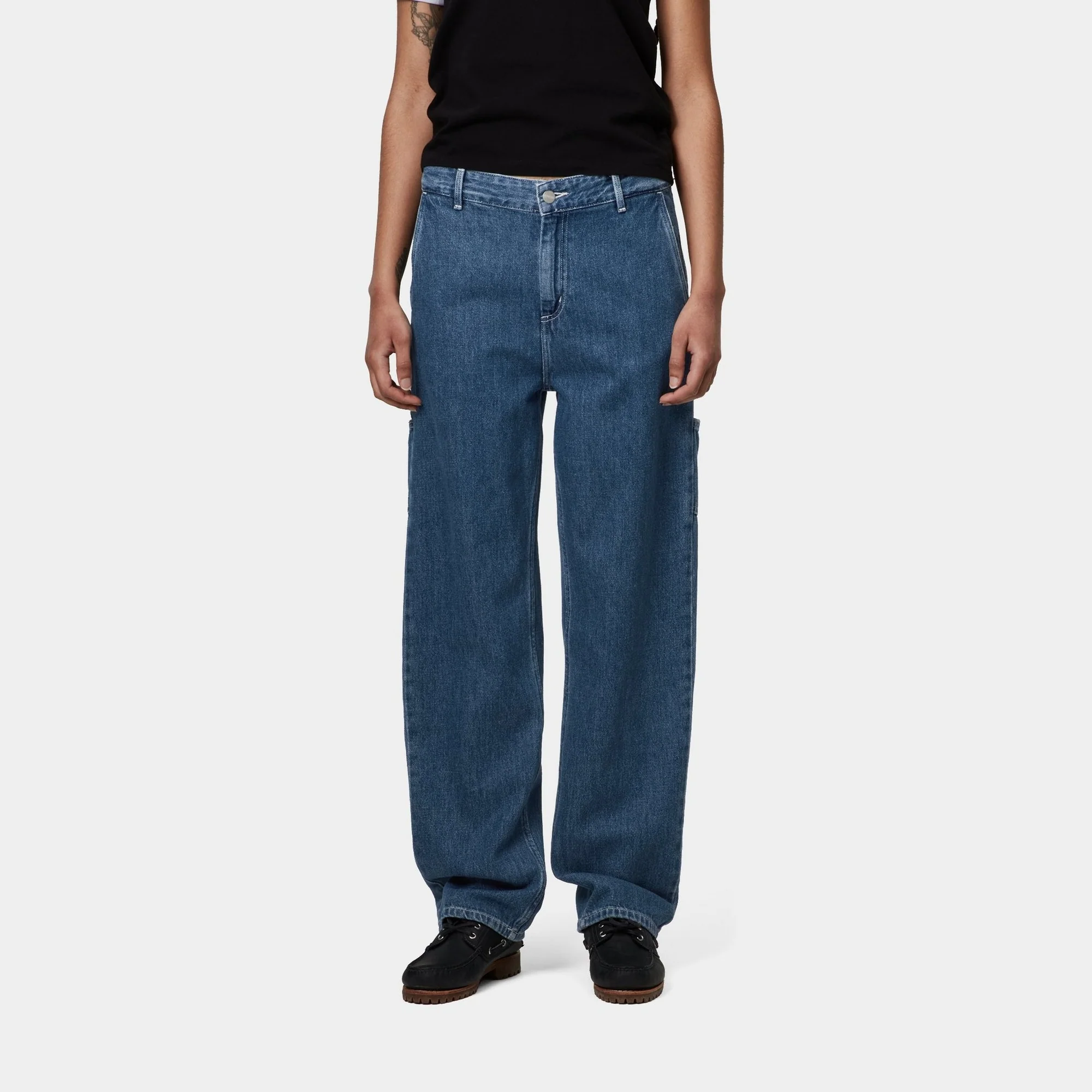 Pierce Pant Straight - Denim | Blue (stone washed)