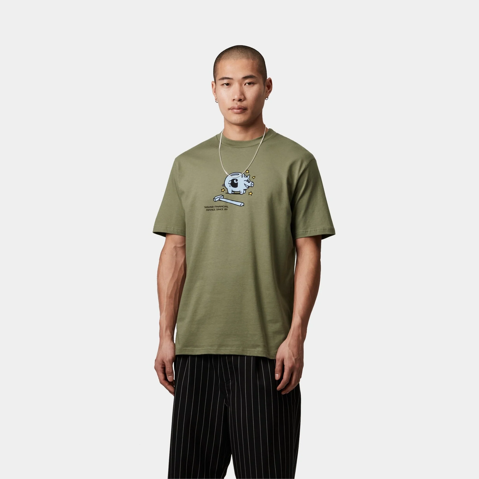 Piggybank T-Shirt | Dollar Green