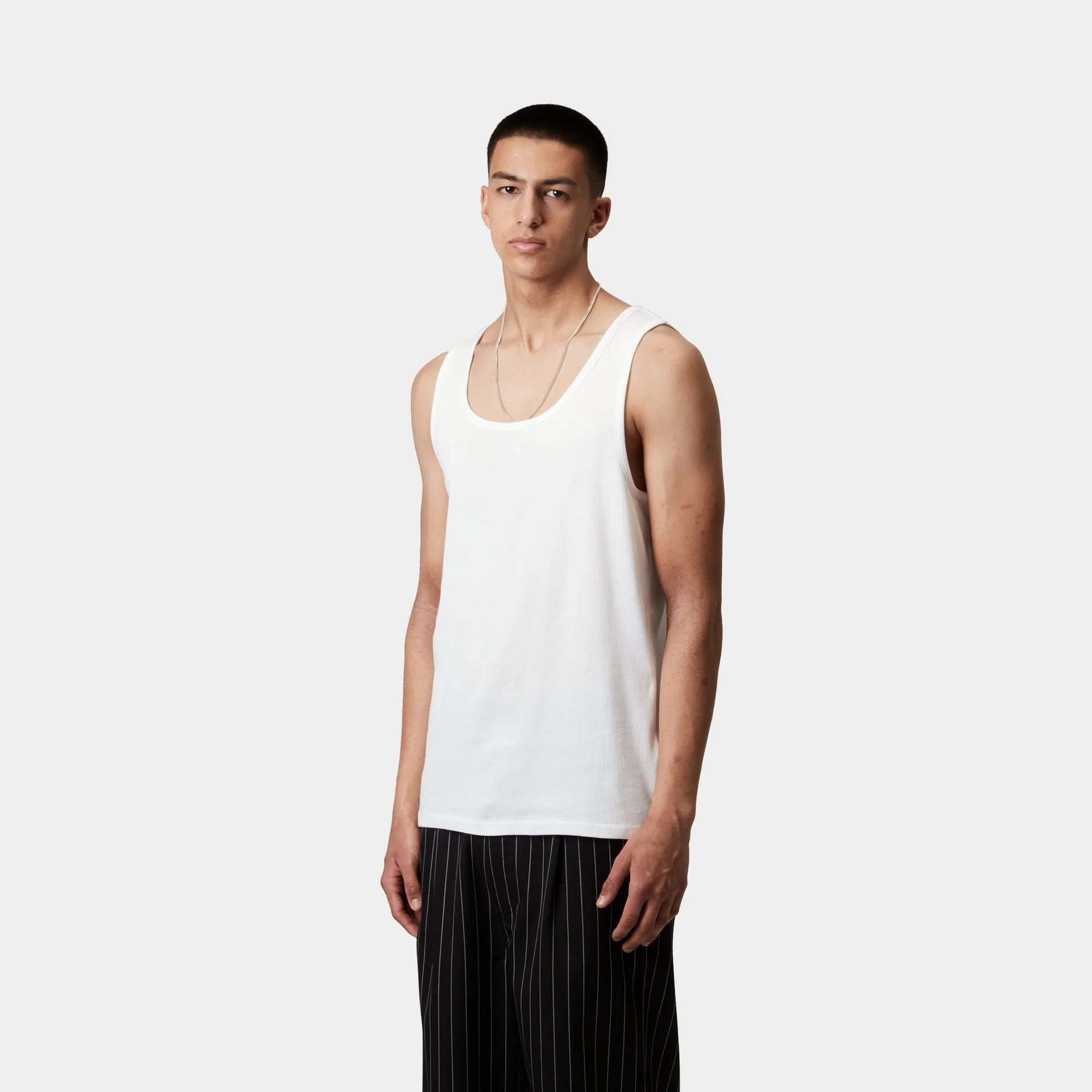 A-Shirt (2 Pack) | White + White