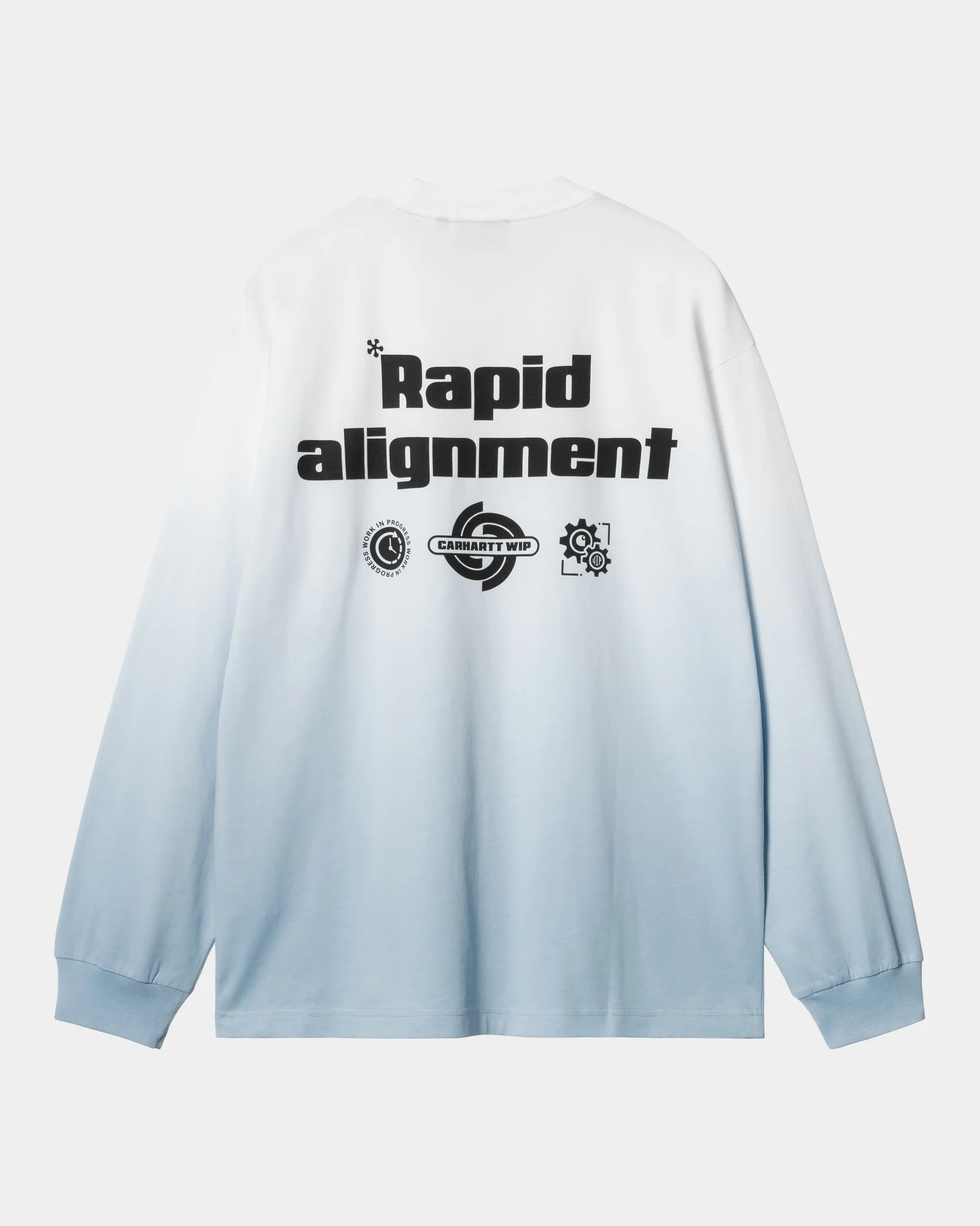 Light Work Long Sleeve T-Shirt | White / Bluebird